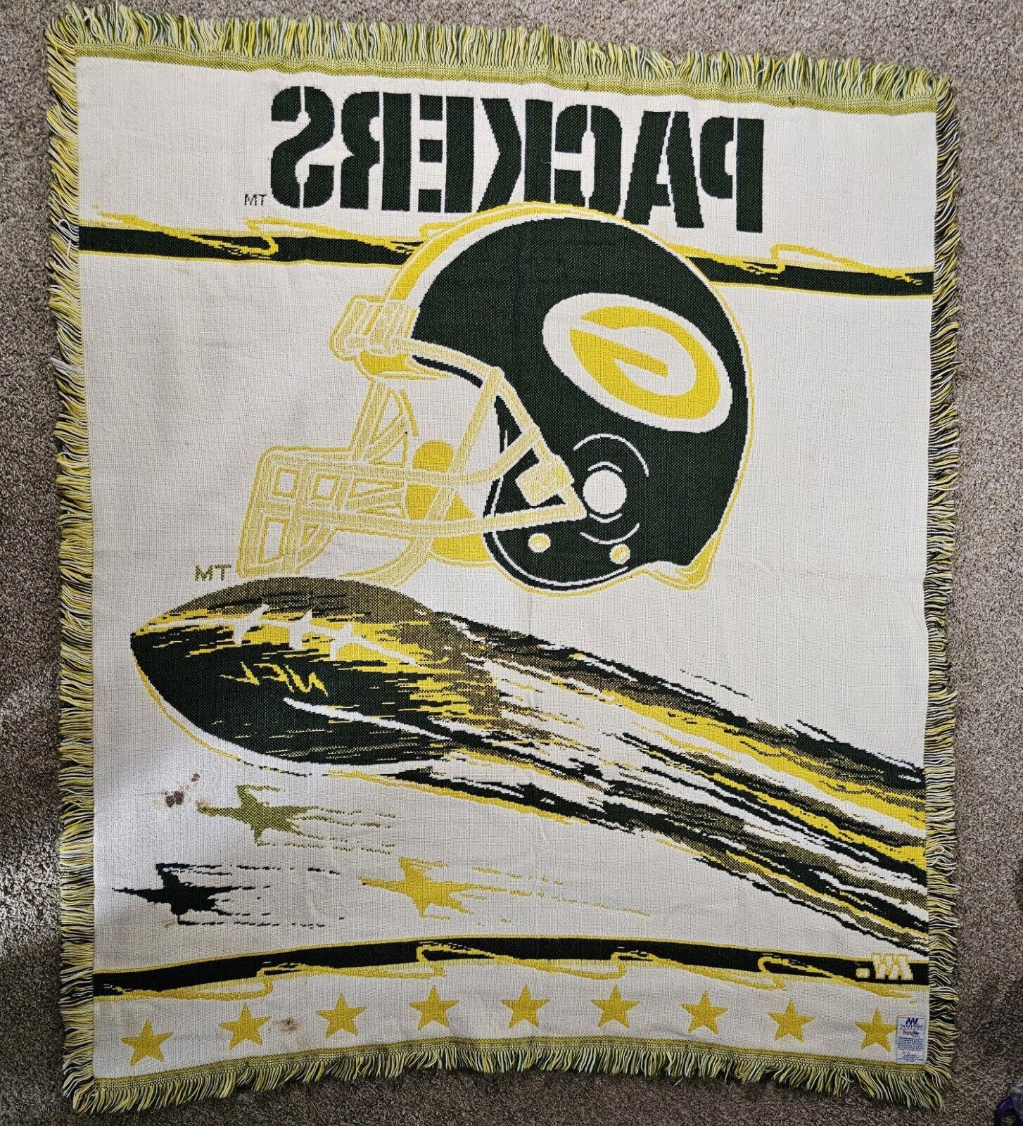 Designer Green Bay Packers NFL Northwest Throw Blanket APPROX 48x55” Size ONE SIZE - 7 Thumbnail