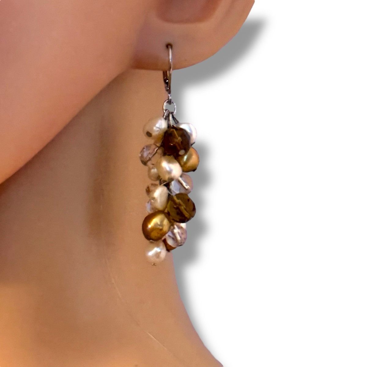Other Genuine freshwater pearl cluster dangle earrings Size ONE SIZE - 2 Thumbnail