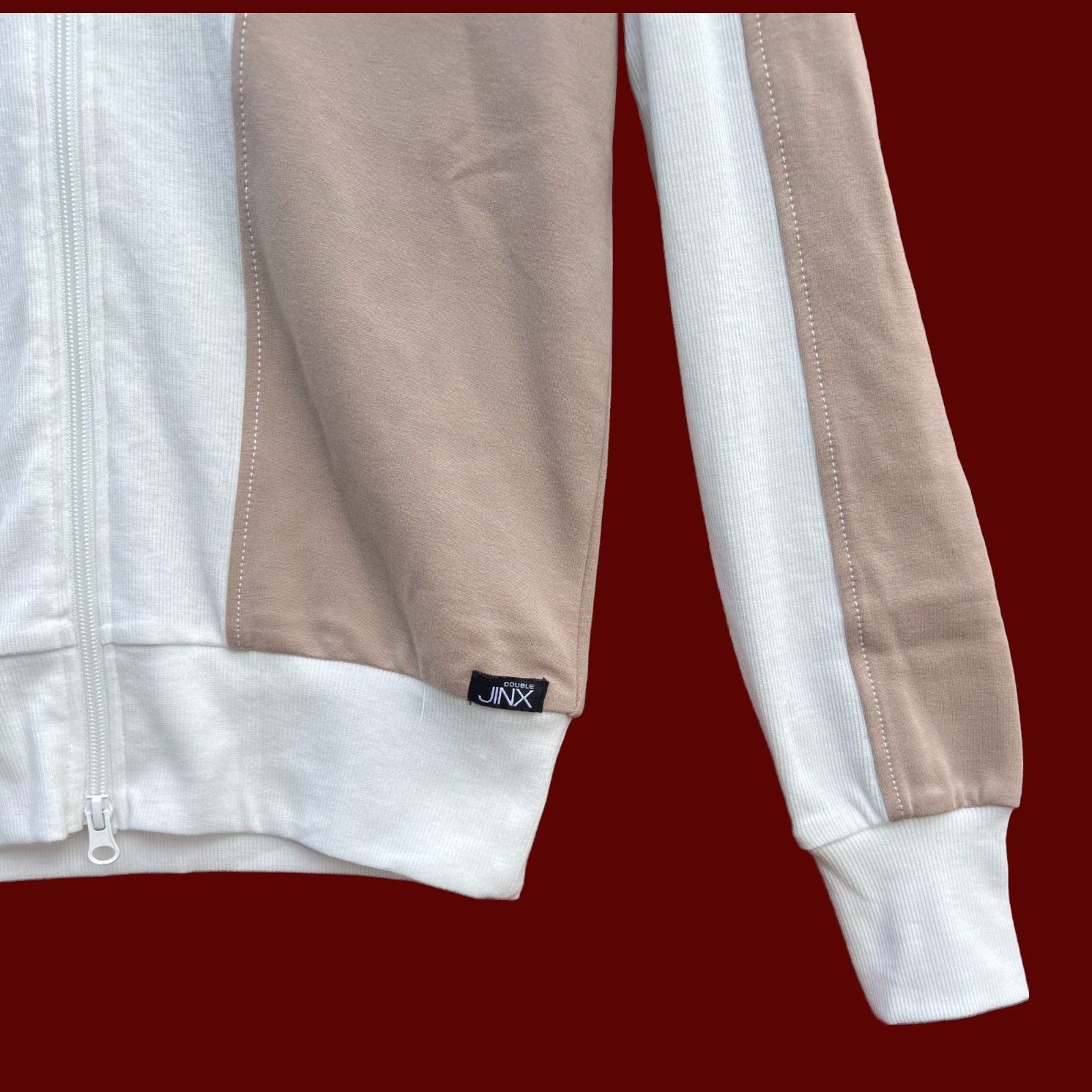 Other Double Jinx - Women's Color Block Turtleneck Sweatshirt - Be Size XS / US 0-2 / IT 36-38 - 14 Thumbnail