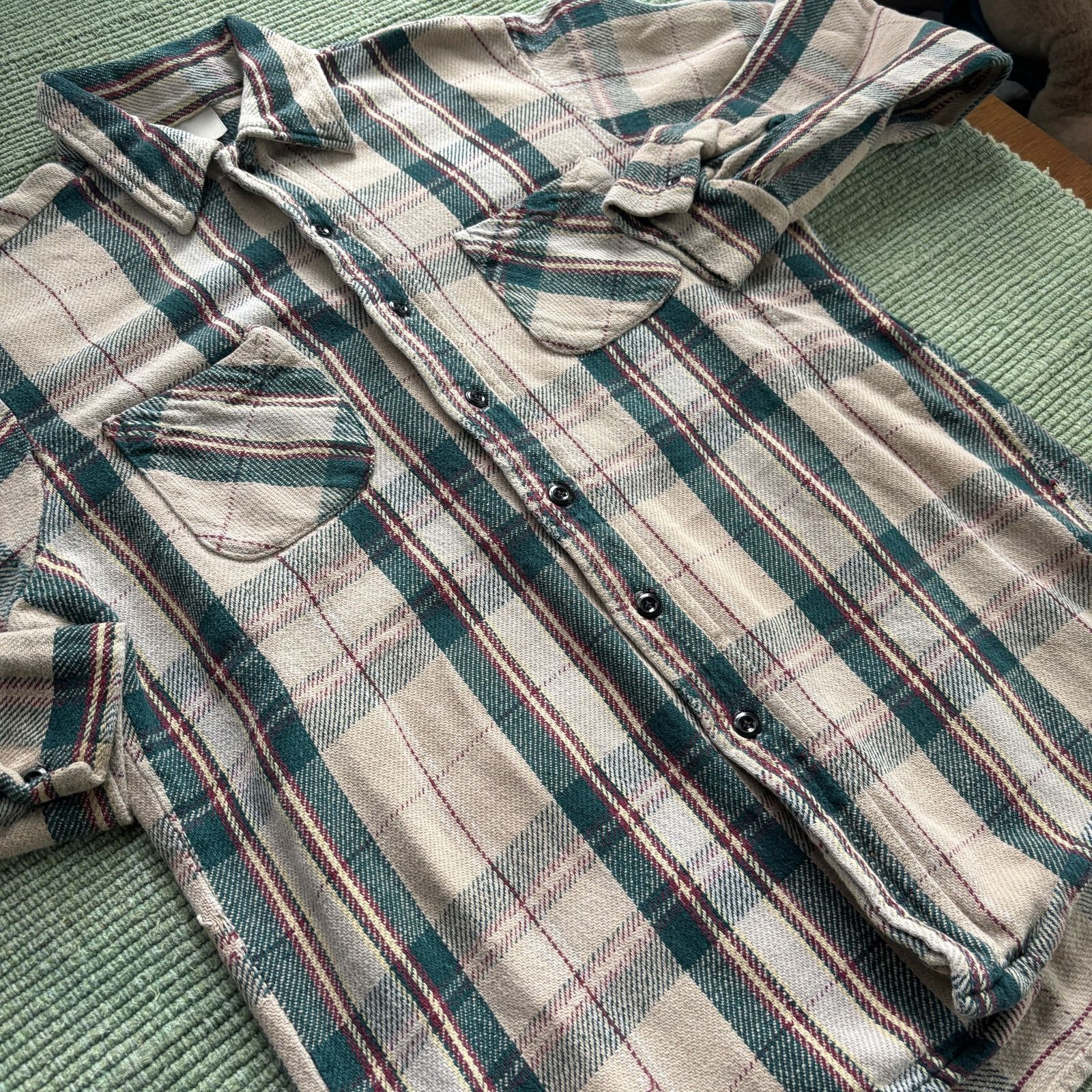 Vintage Vintage 1970s Cotton Plaid Flannel Shirt KingsRoad Sz M/L Size US M / EU 48-50 / 2 - 6 Thumbnail