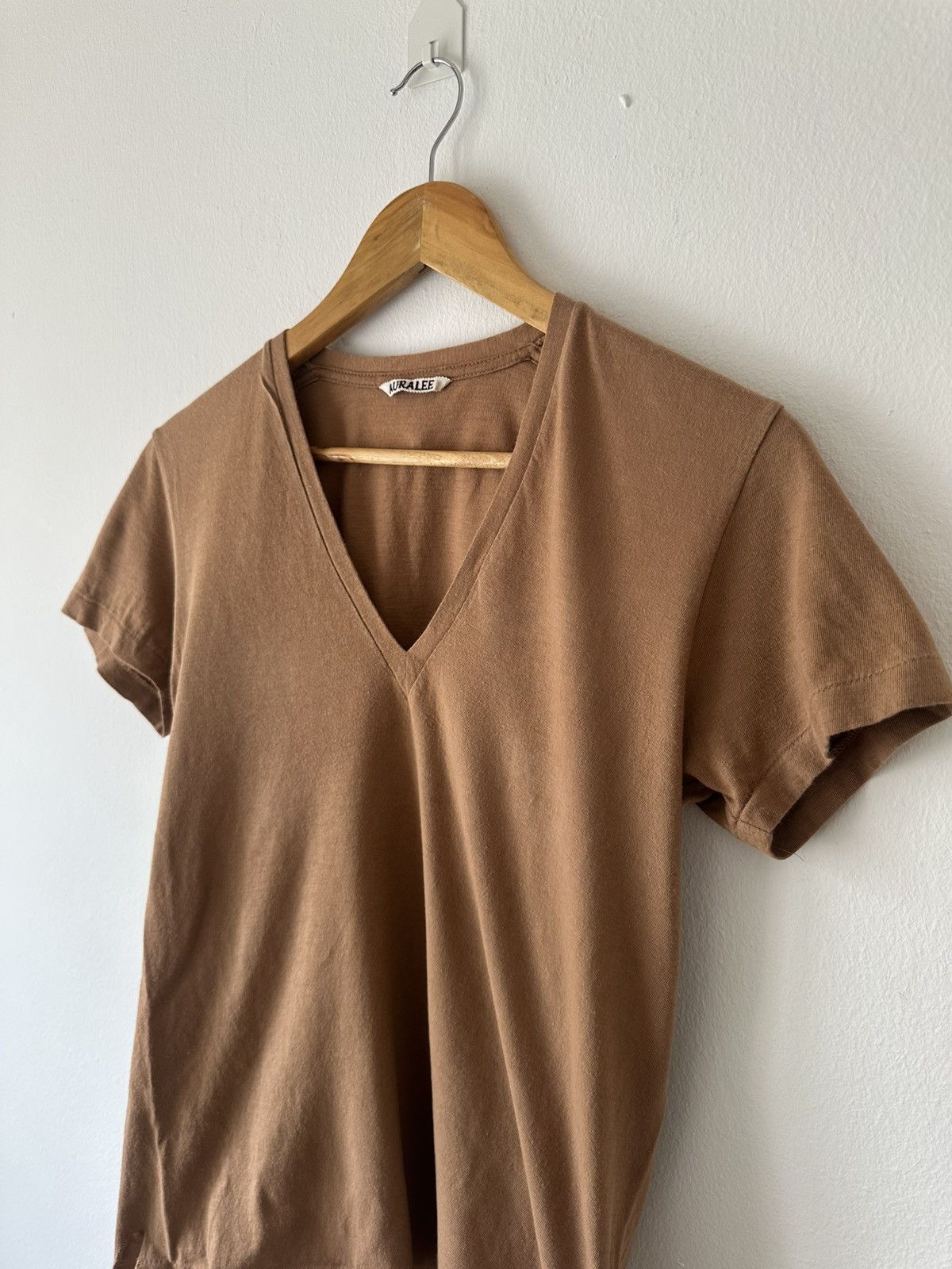 Auralee Auralee V-Neck T Shirt Size US S / EU 44-46 / 1 - 3 Thumbnail