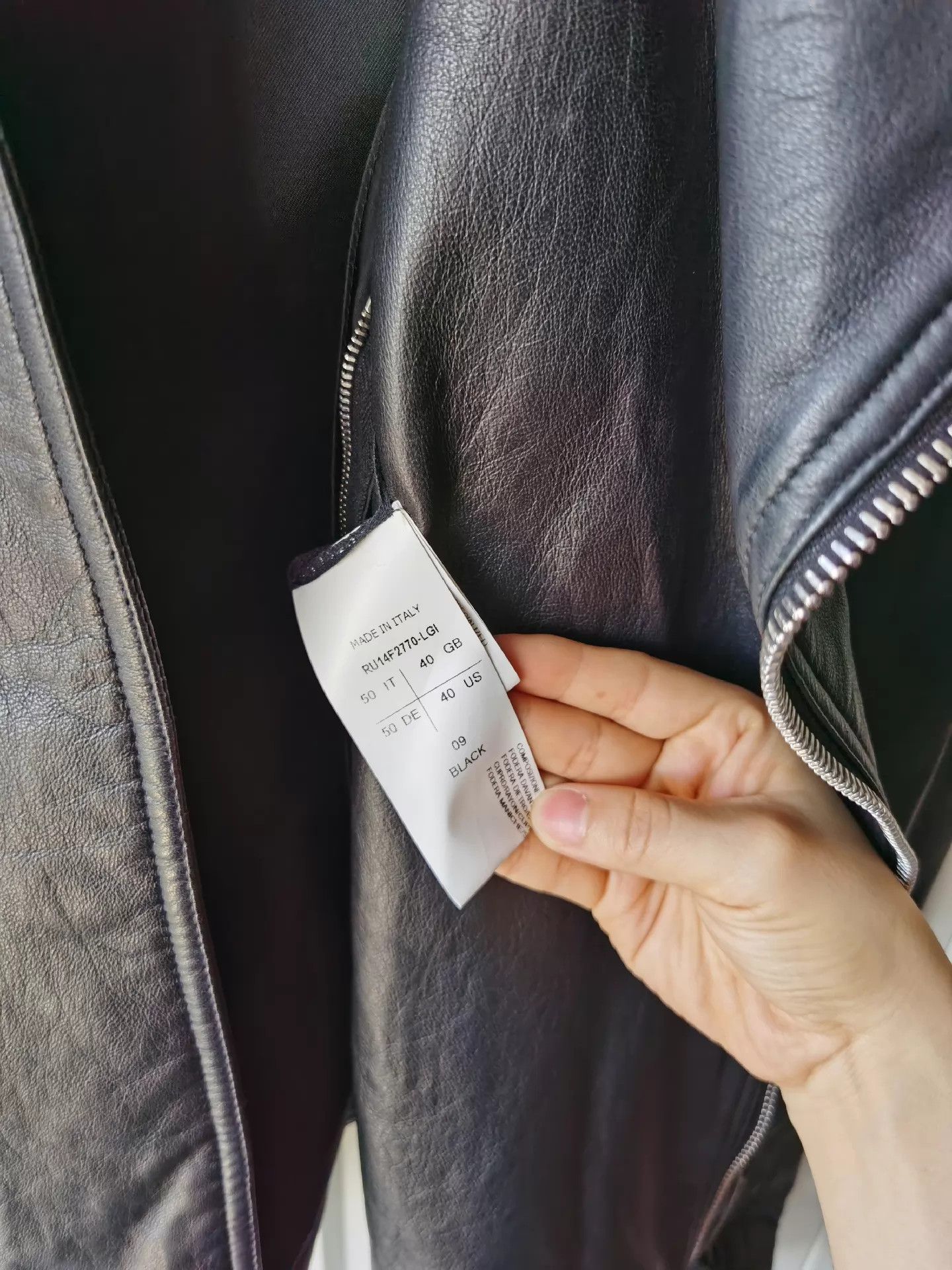 Rick Owens Rick Owens Lambskin Leather Jacket 50 (Worn 2-3x) Size US M / EU 48-50 / 2 - 8 Thumbnail