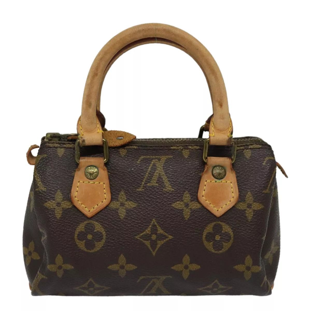 Louis Vuitton LOUIS VUITTON Monogram Mini Speedy Hand Bag Vintage Size ONE SIZE - 2 Thumbnail