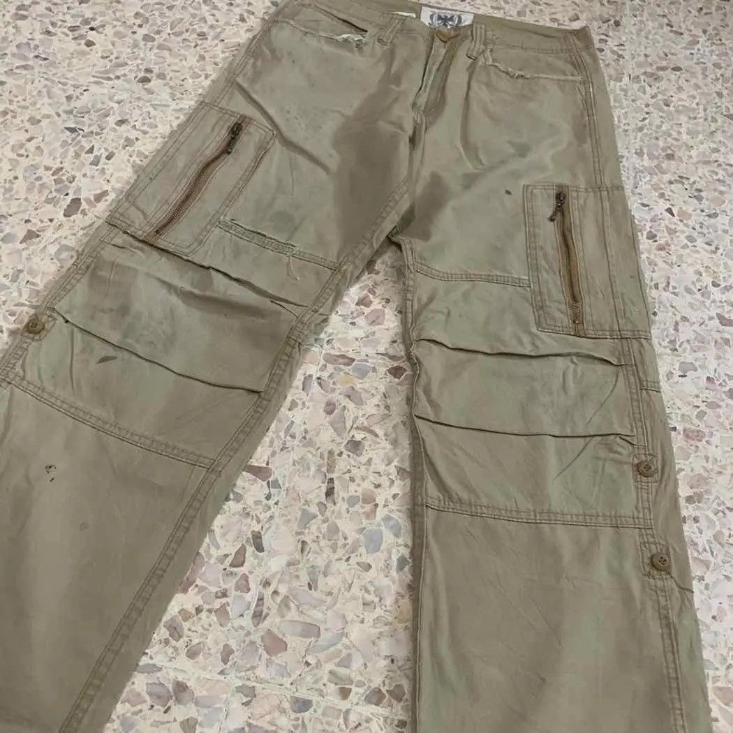 Japanese Brand RUSTY DIRTY! Japanese Vintage Utility Trousers Distressed Size US 31 - 6 Thumbnail