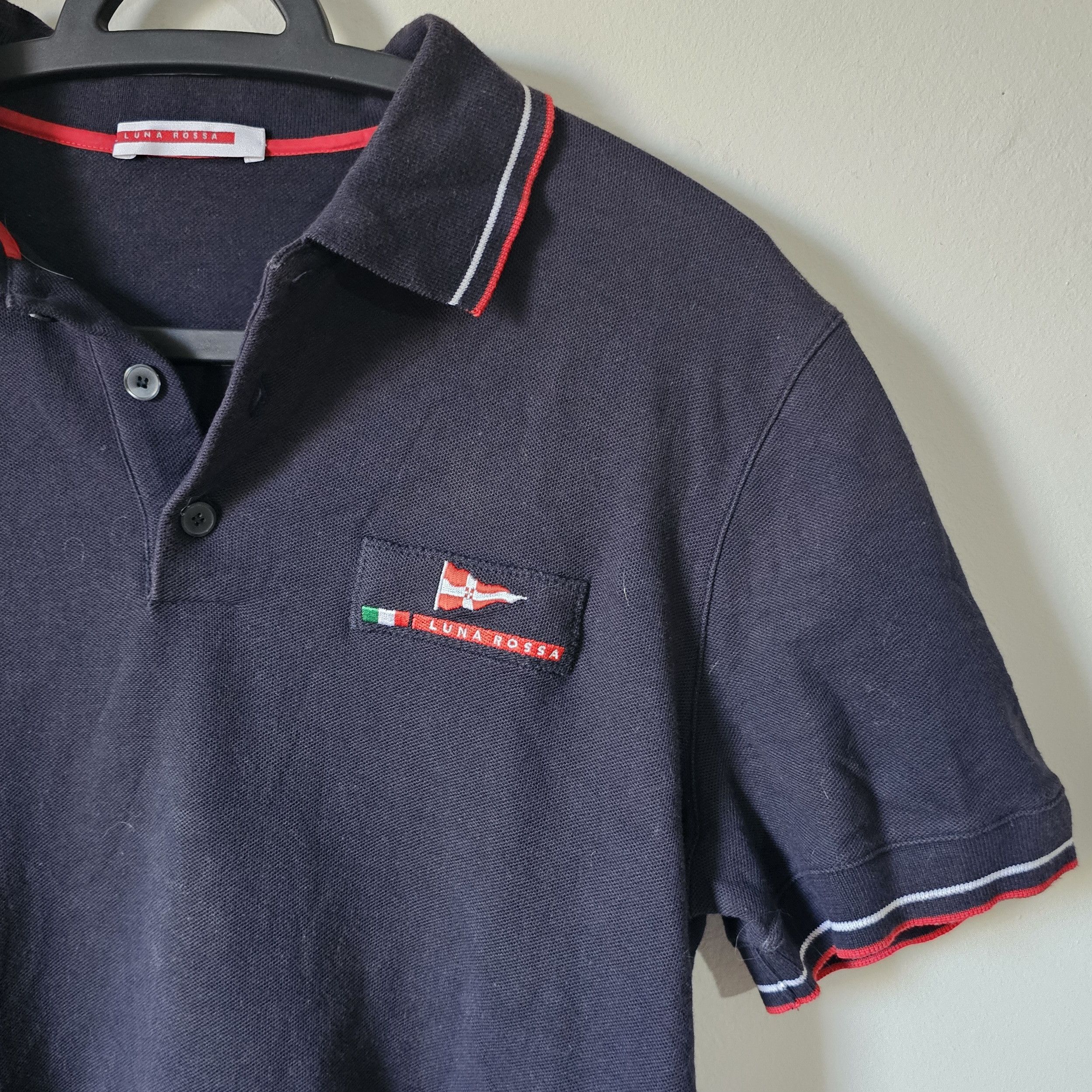 Prada Prada Luna Rossa Vintage Polo Size US L / EU 52-54 / 3 - 2 Thumbnail