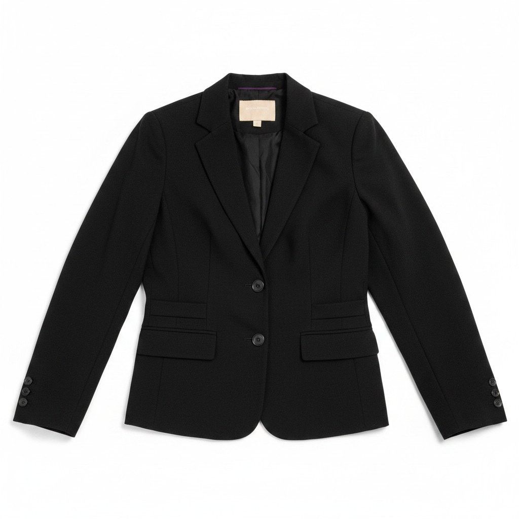 Banana Republic Banana Republic Womens Black 2 Button Size 0 Single Breasted Size XS / US 0-2 / IT 36-38 - 1 Thumbnail