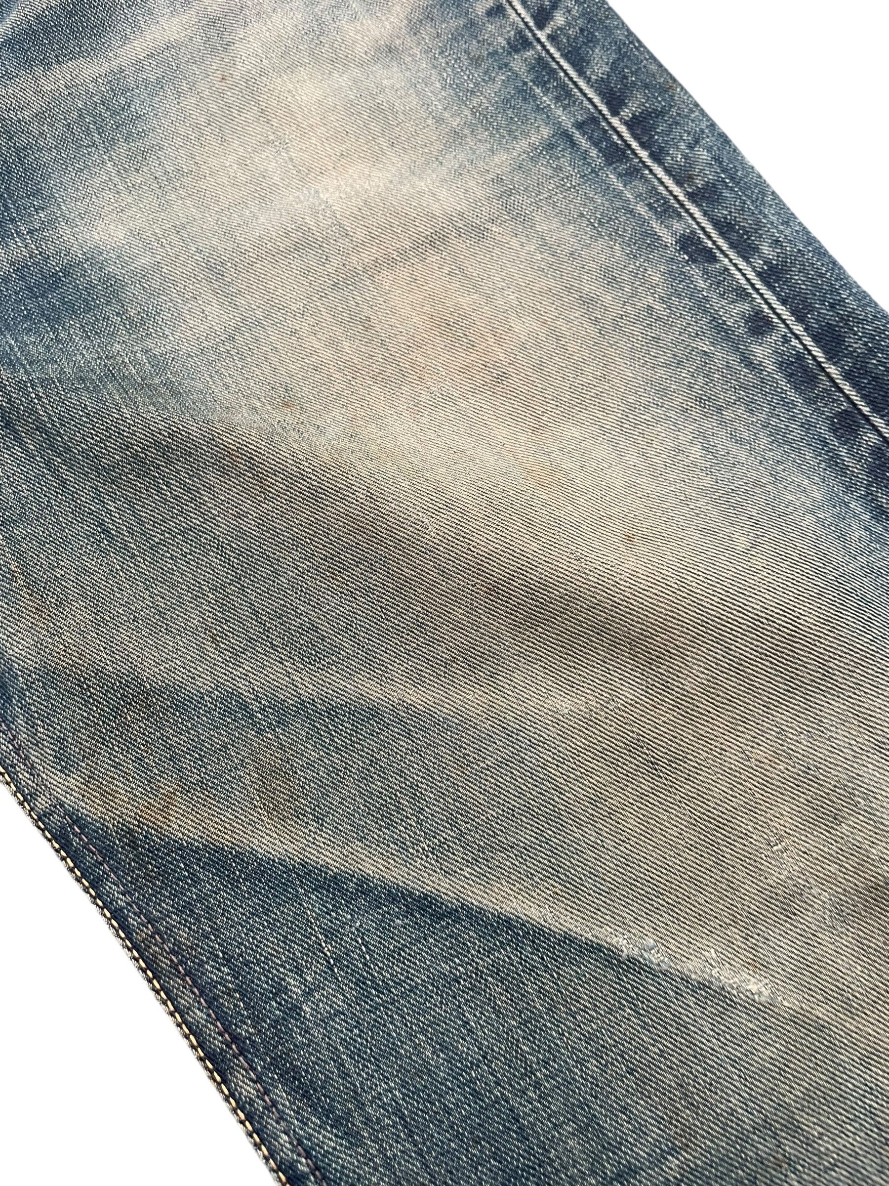 Lee Vintage Selvedge Lee Rider Distresed Denim Size US 32 / EU 48 - 15 Thumbnail