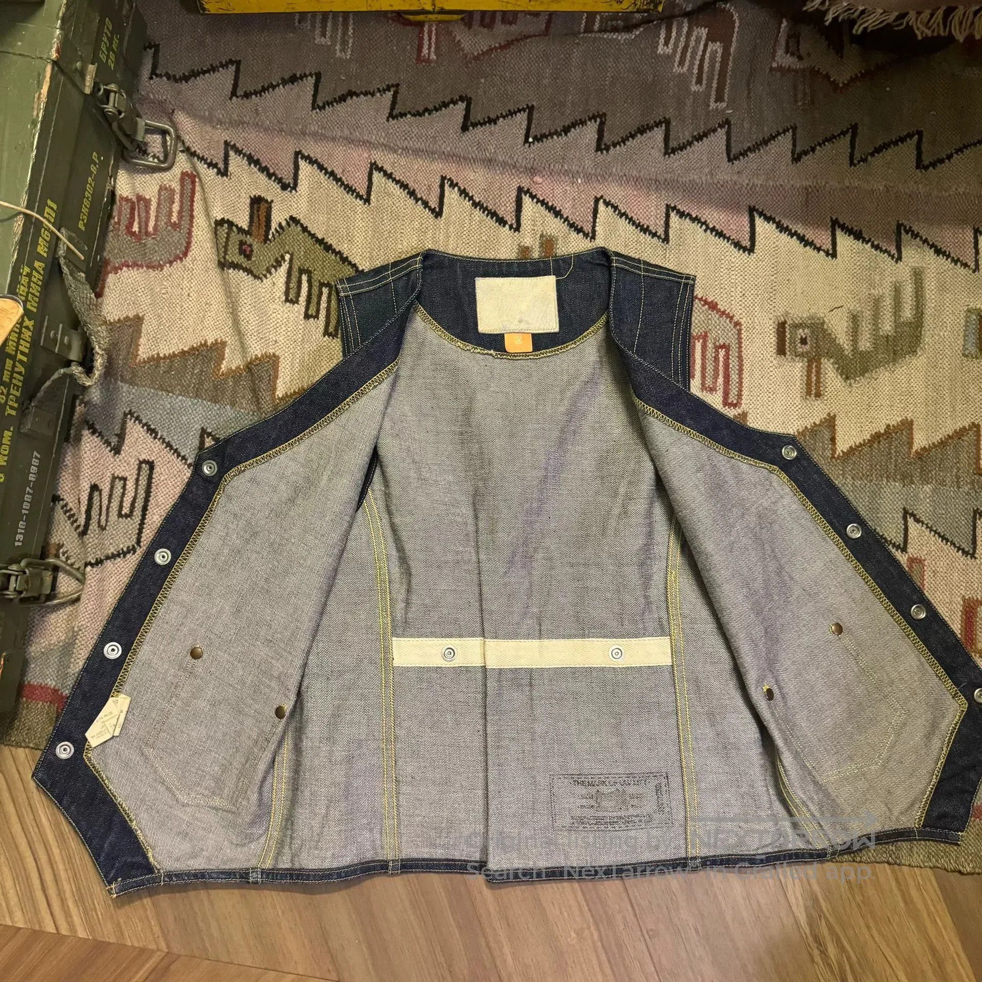 Vintage Vintage Japanese Denim Vest Fil'em Alls. Size US M / EU 48-50 / 2 - 8 Thumbnail