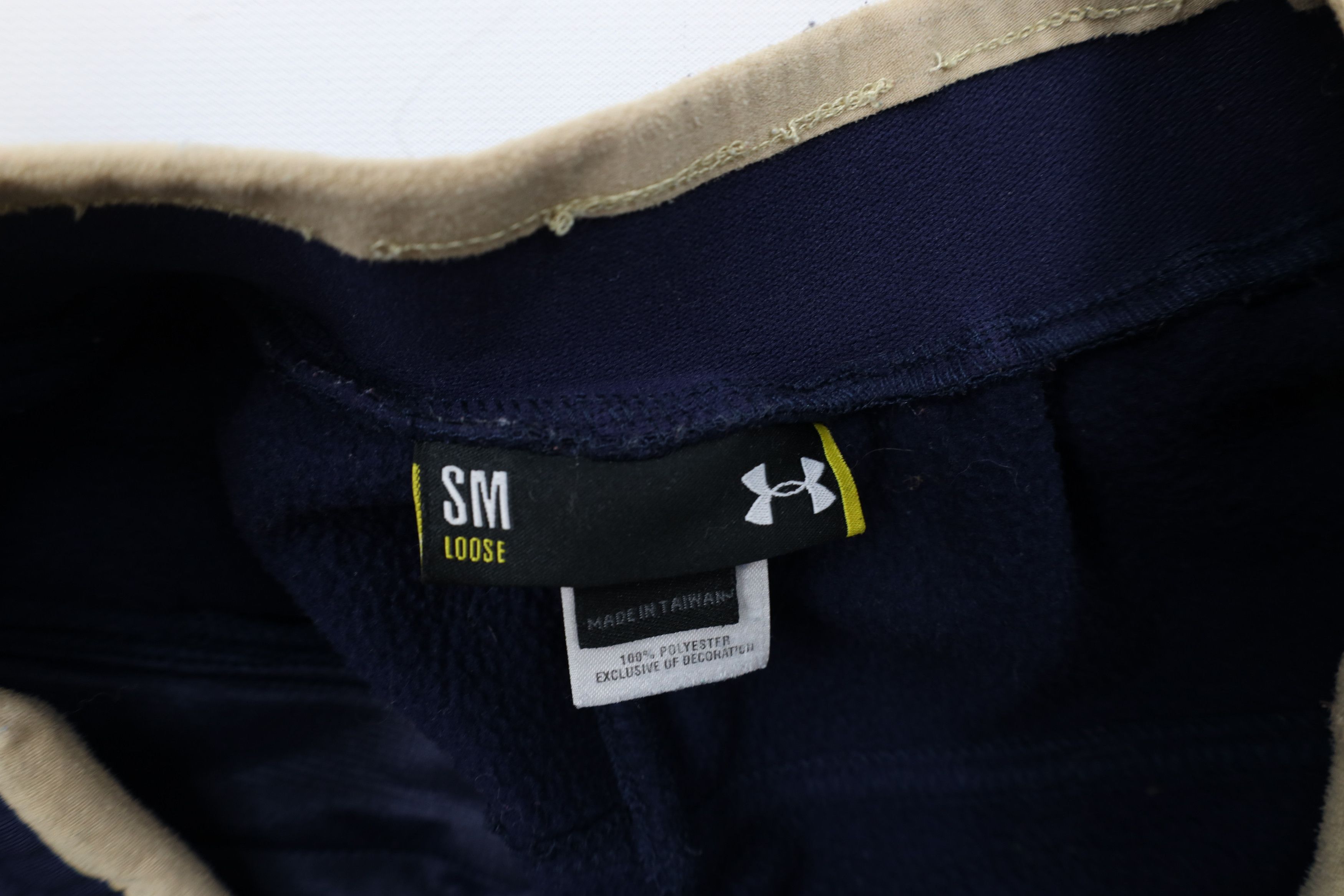 Under Armour × Vintage Under Armour Notre Dame University Fleece Lined Sweatpants Size US 32 / EU 48 - 10 Thumbnail