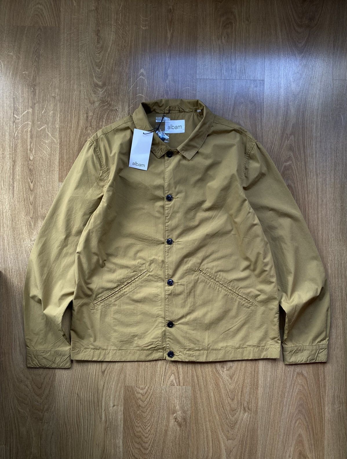 Albam Albam Worker Chore Jacket Size L Brown Men’s Size US L / EU 52-54 / 3 - 1 Thumbnail