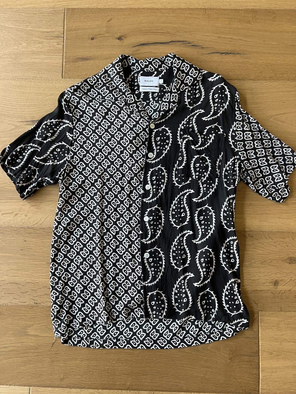 Rhude Rhude Paisley short sleeve button up Size US XS / EU 42 / 0 - 1 Thumbnail