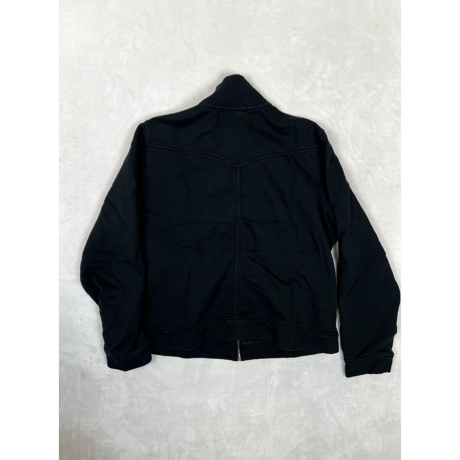 Ralph Lauren Lauren Ralph Lauren Sweatshirt Women's Large Black Bomber Full Zip Knit Collar Size L / US 10 / IT 46 - 5 Thumbnail
