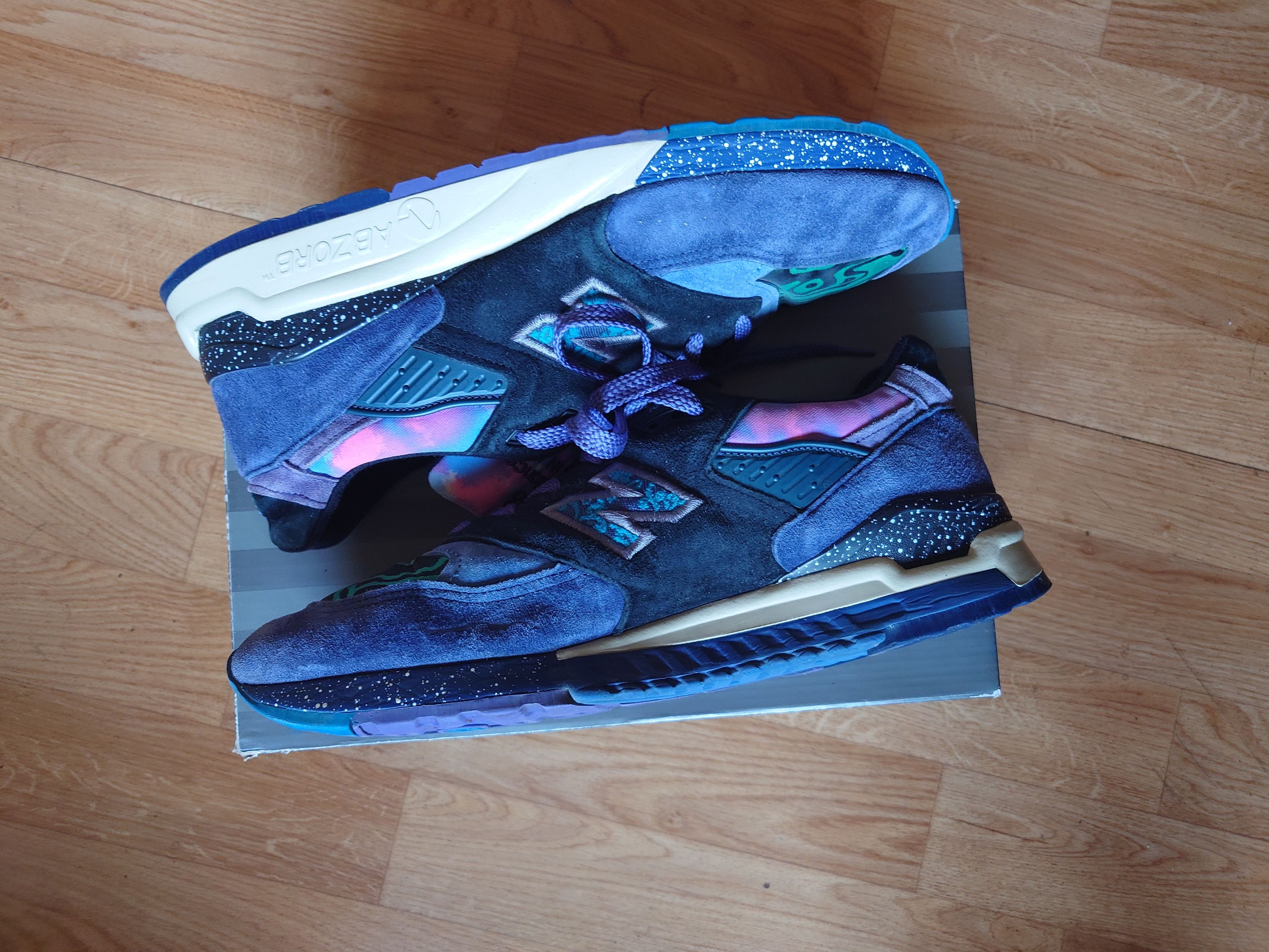 New Balance New Balance 998 - Festival Pack Blue - M998AWG Size US 12 / EU 45 - 4 Thumbnail