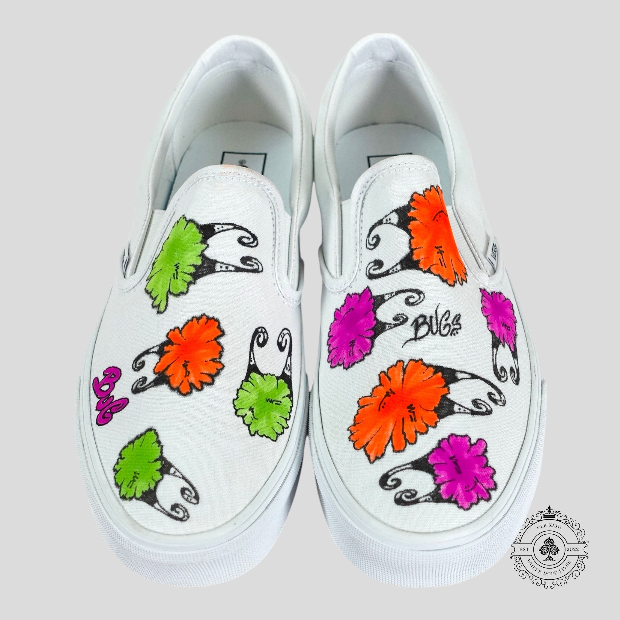Matty Boy 1-of-1 Matty Boy Bug Slip on Vans Size US 11 / EU 44 - 4 Thumbnail