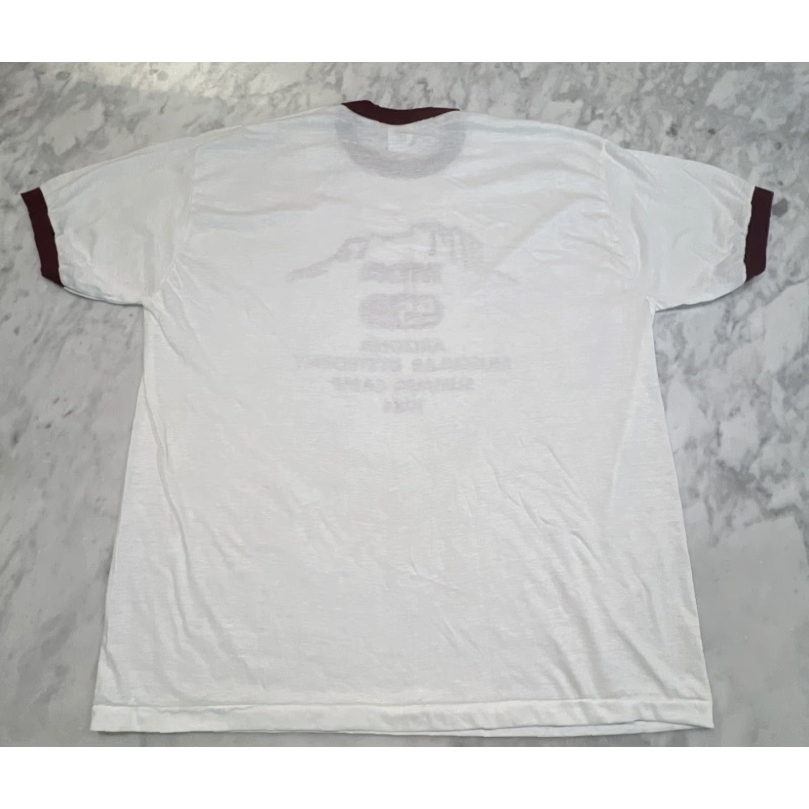 Vintage VINTAGE 1984 Arizona Muscular Dystrophy Summer Camp T-Shirt XL White Men Shirt Size US XL / EU 56 / 4 - 4 Thumbnail