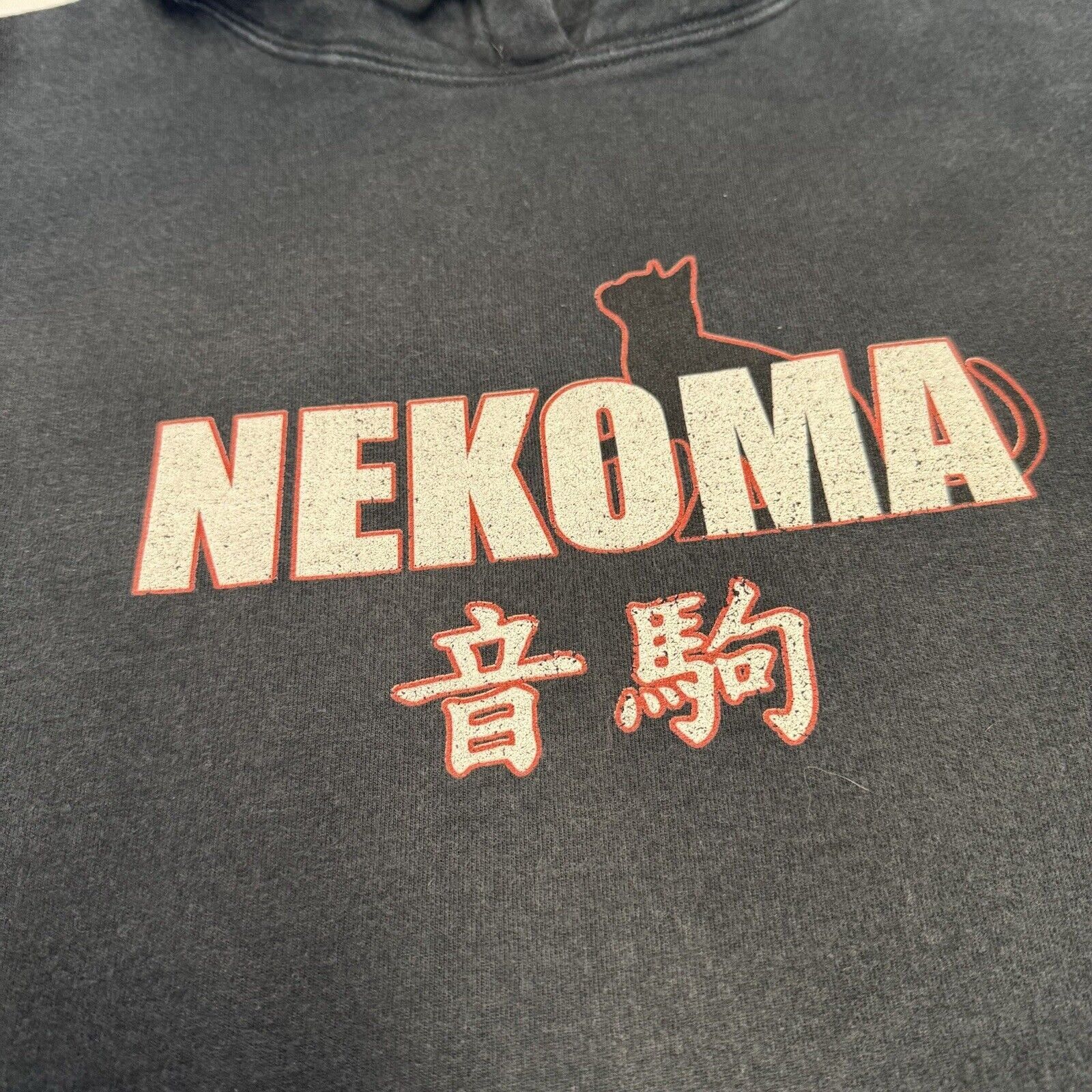 Anime × Japanese Brand Nekoma Hoodie Mens Medium Japanese Anime Black Cat Size US M / EU 48-50 / 2 - 4 Thumbnail