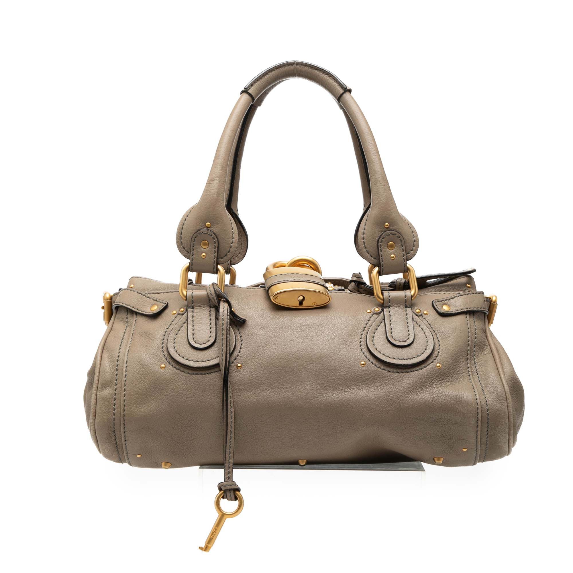 Chloe Medium Leather Paddington Handbag Size ONE SIZE - 1 Thumbnail