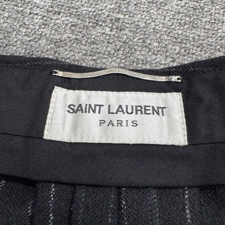 Yves Saint Laurent Yves Saint Laurent SLP Striped Wool Casual Pants Size 48-2 Size US 44 / EU 60 - 3 Thumbnail
