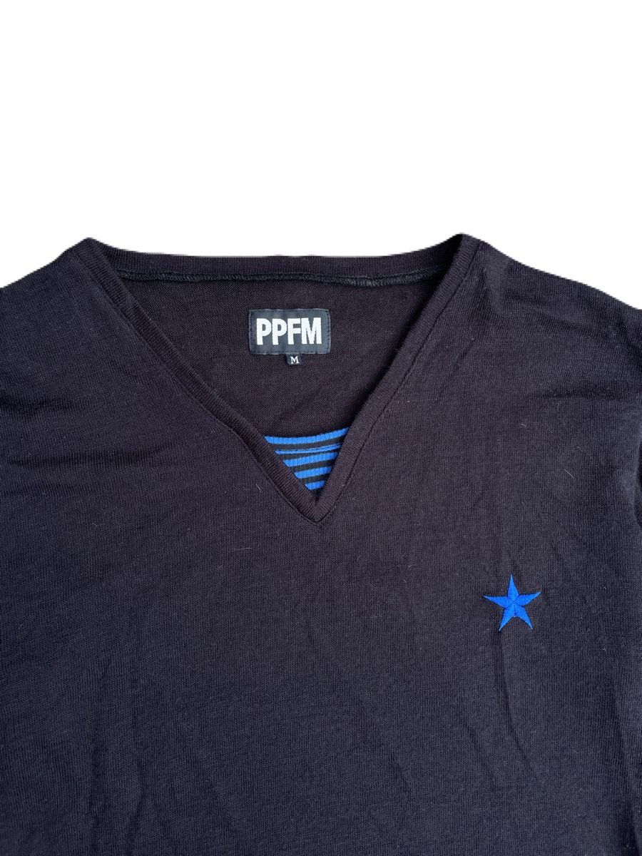 If Six Was Nine 2000s PPFM Layered Star V-neck Summer Knit Japanese archive Size US S / EU 44-46 / 1 - 5 Thumbnail