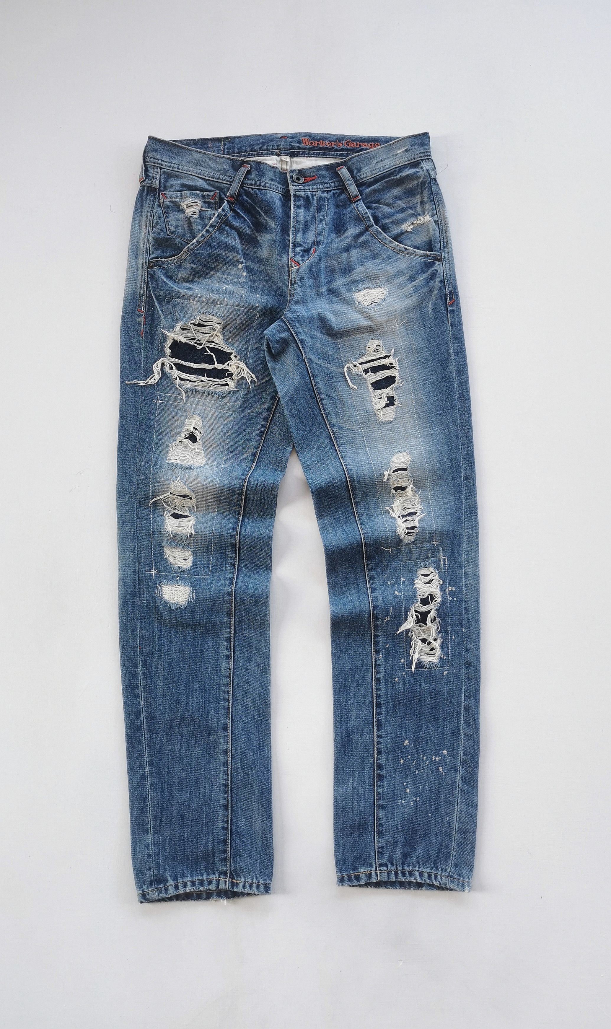 Distressed Jeans Design 31x31