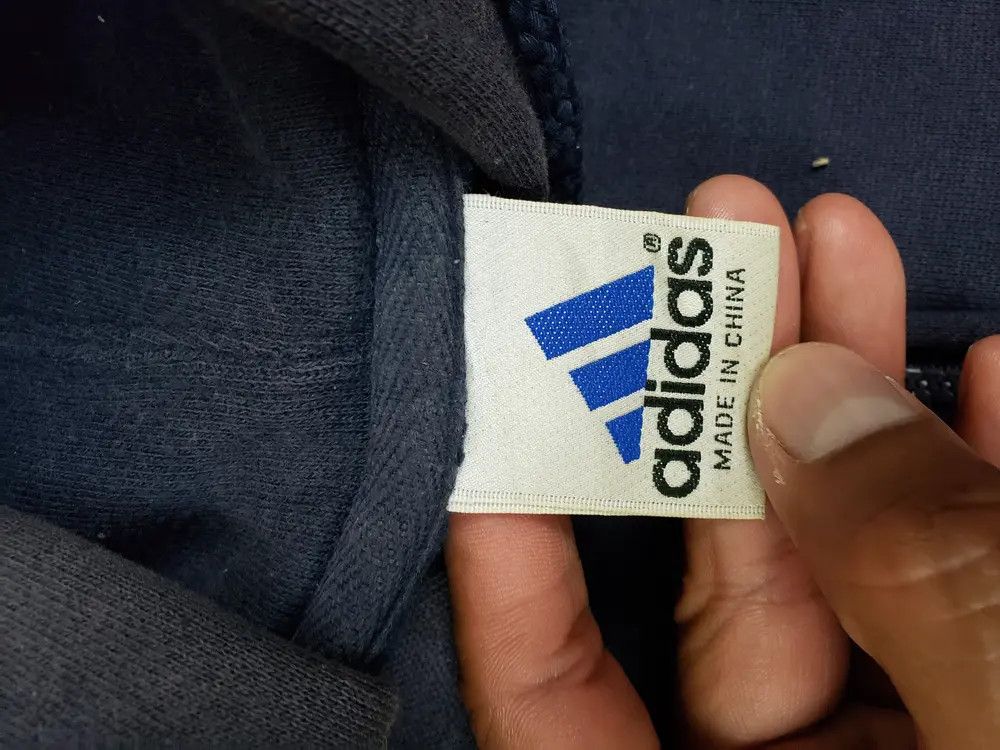 Adidas × Vintage 🔥Vintage Rare Adidas Sidetape Big Logo Hoodies🔥 Size US XL / EU 56 / 4 - 8 Thumbnail