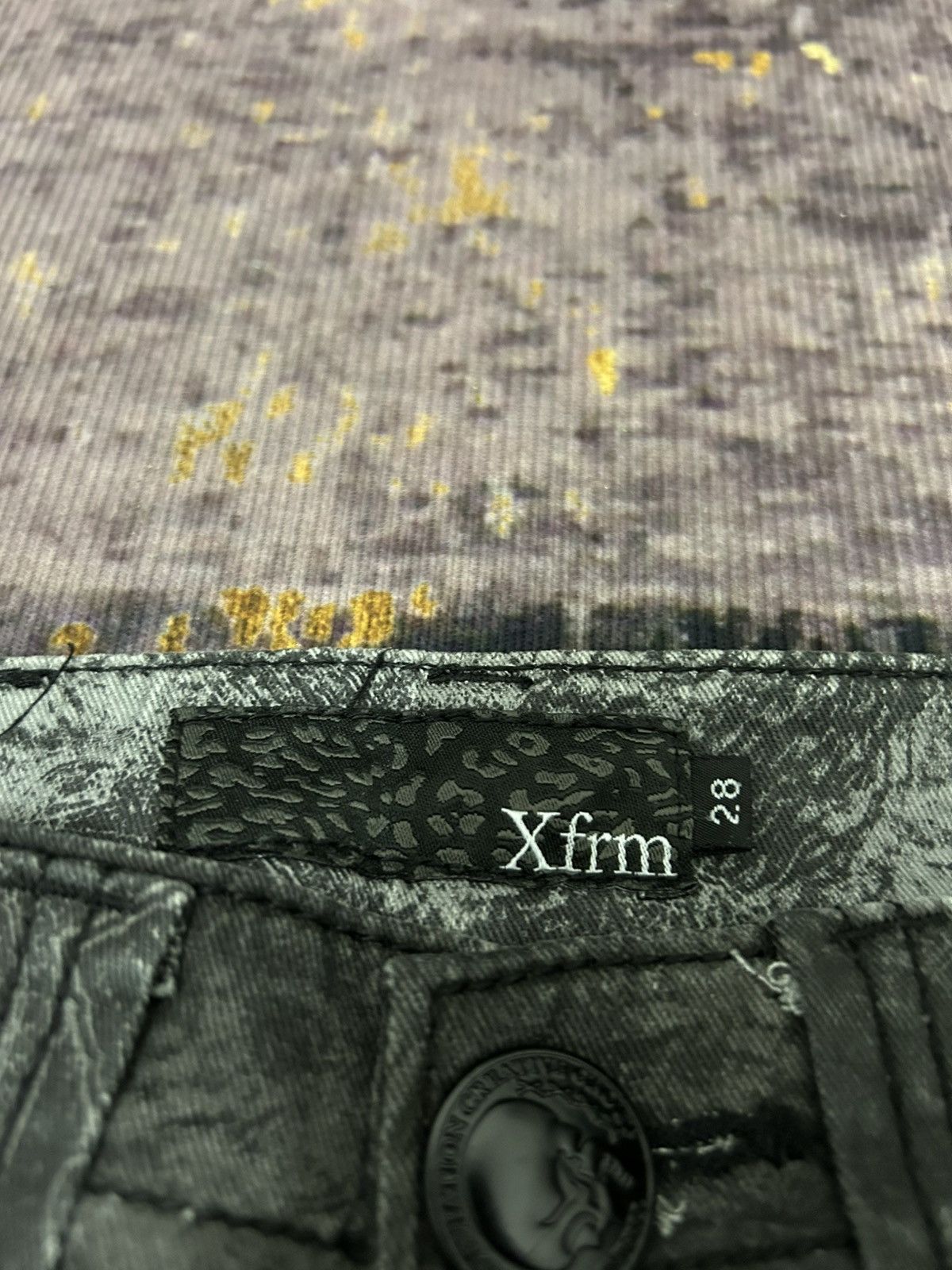 Beauty Beast Xfrm Paisley Studded Pants Size US 28 / EU 44 - 12 Thumbnail