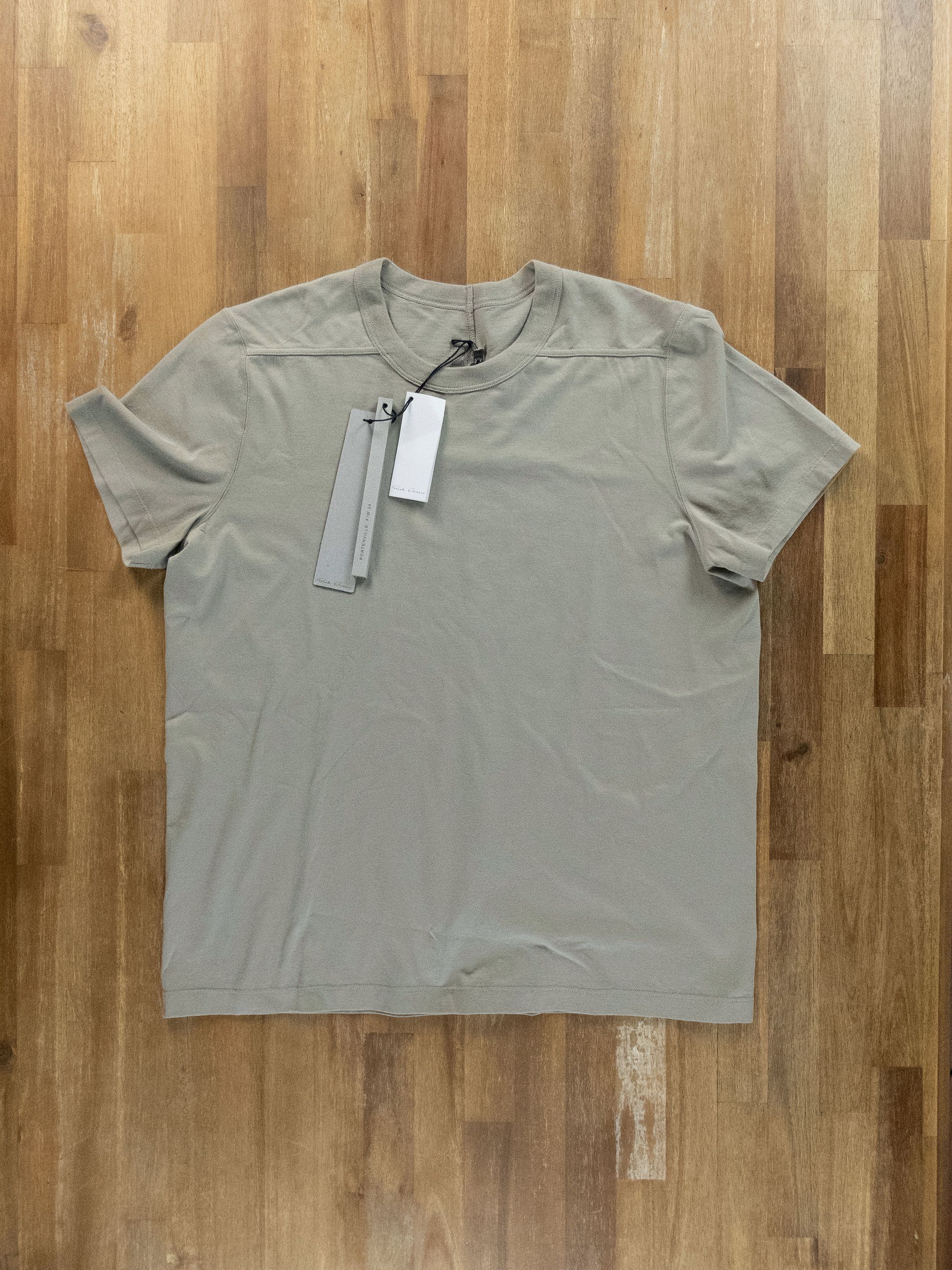 Rick Owens RICK OWENS pearl beige Level T short t-shirt Size Medium Size US M / EU 48-50 / 2 - 1 Thumbnail