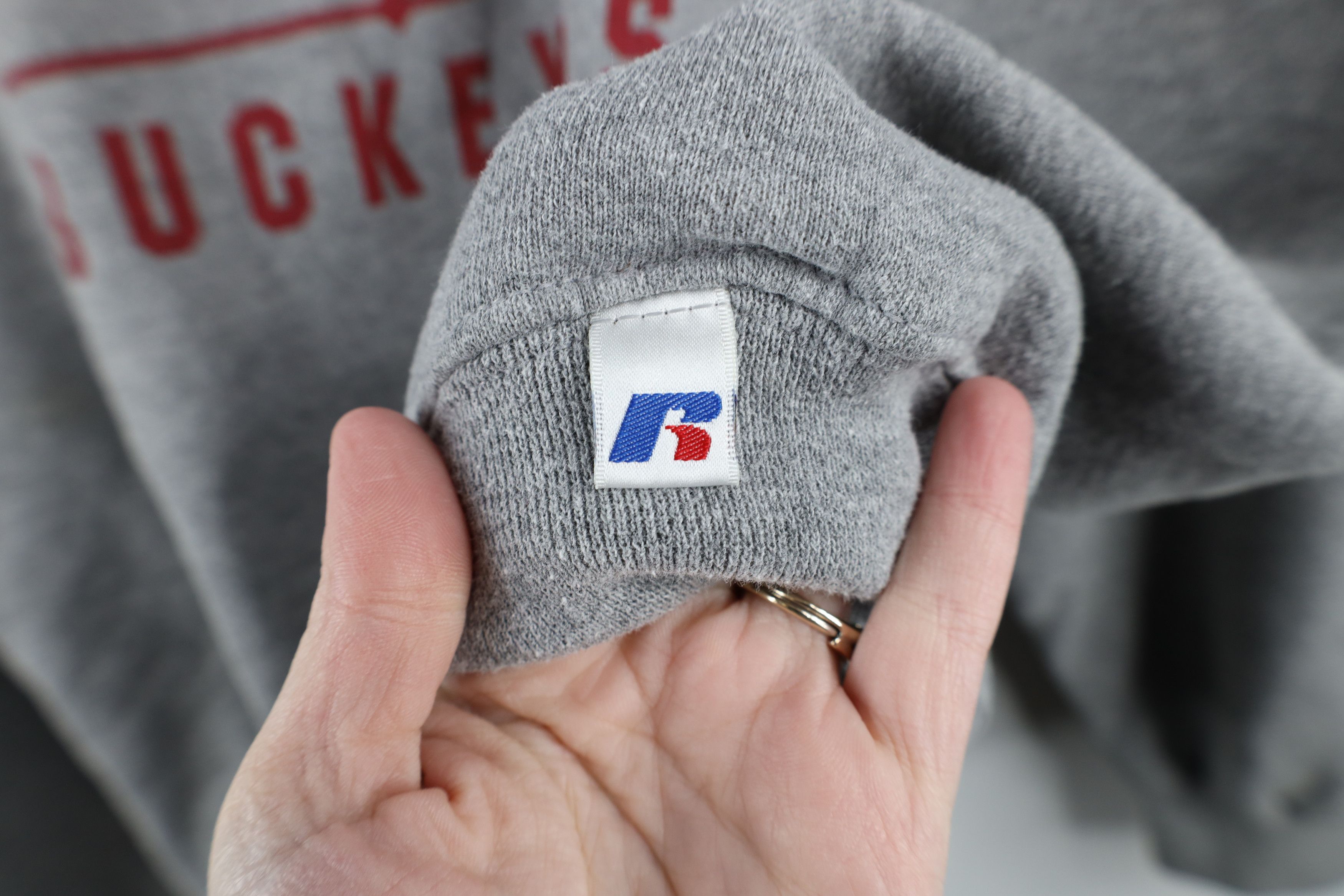 Russell Athletic × Vintage Vintage 90s Russell Athletic Ohio University Sweatshirt Size US L / EU 52-54 / 3 - 7 Thumbnail