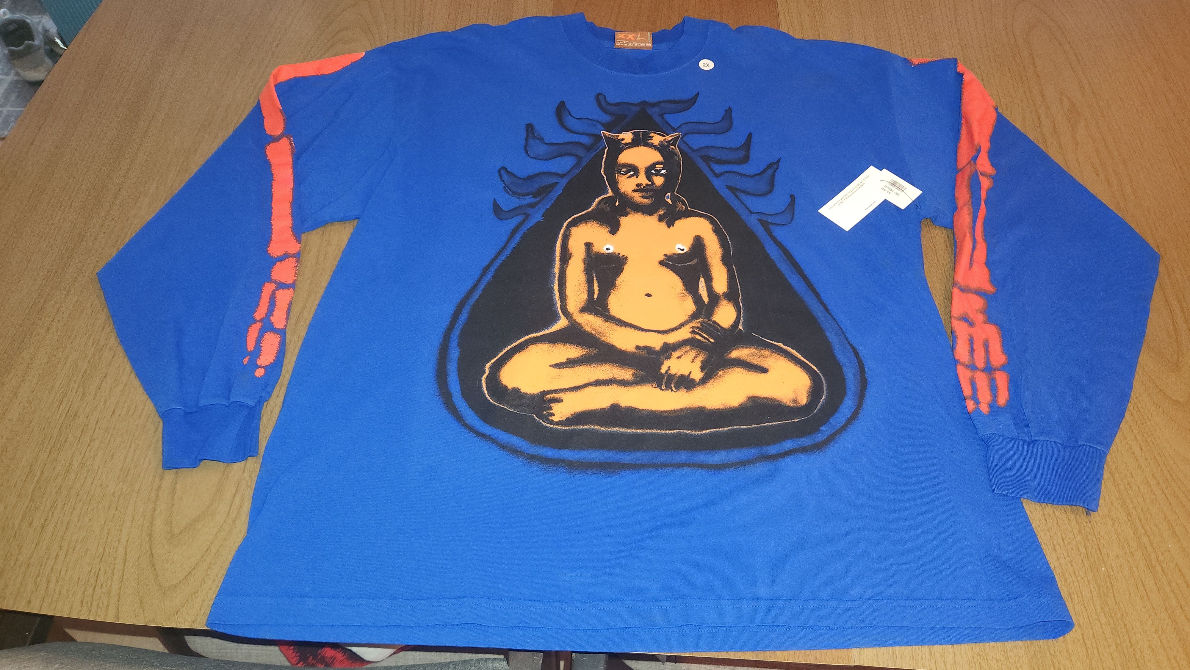 Come Tees COME TEES - Amulet Jersey T-Shirt - Blue XXL BNWT Size US XXL / EU 58 / 5 - 1 Thumbnail