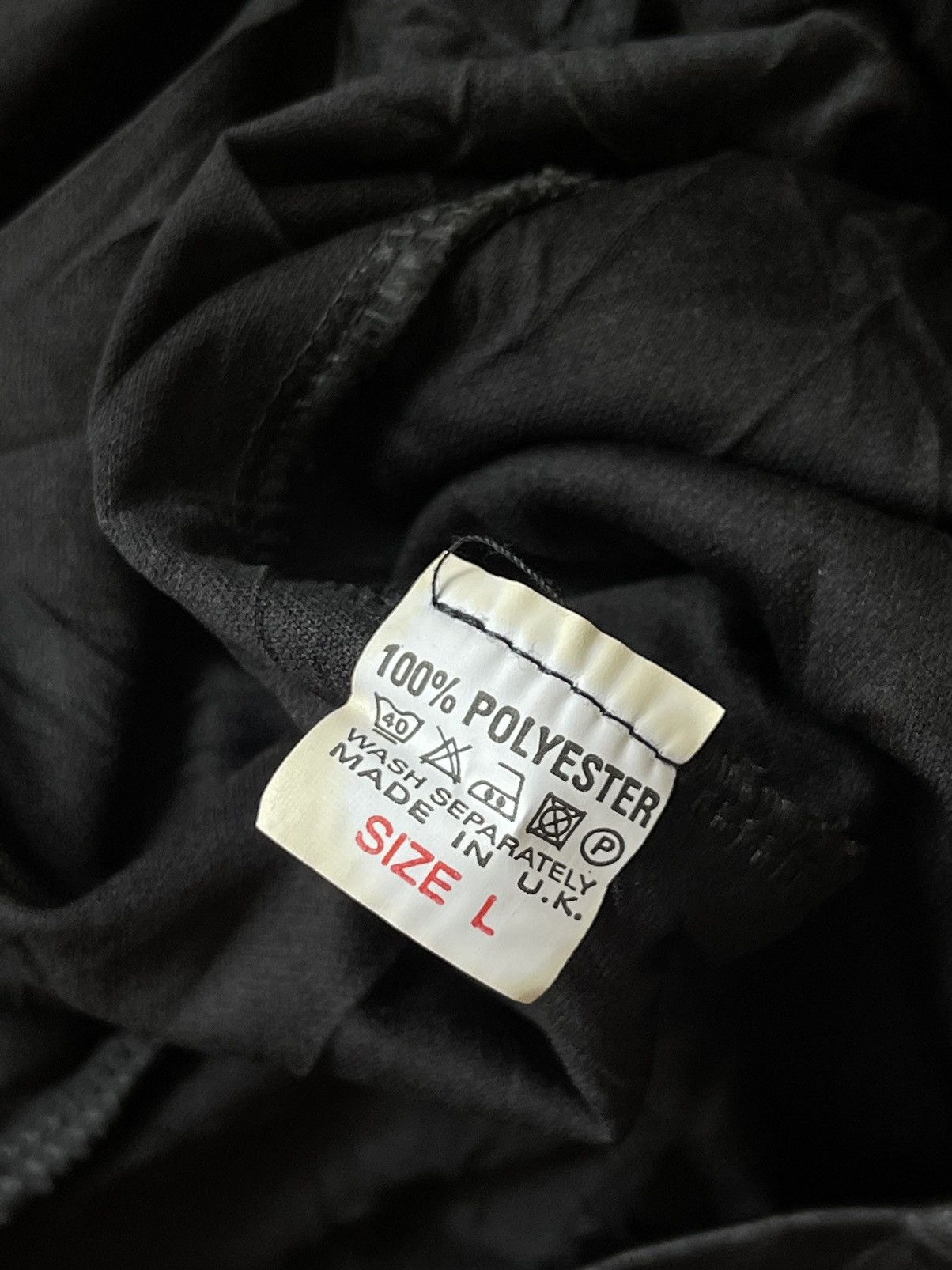 Designer × Japanese Brand Raygun polyester rave black vintage t-shirt tee drkshdw Size US L / EU 52-54 / 3 - 8 Thumbnail