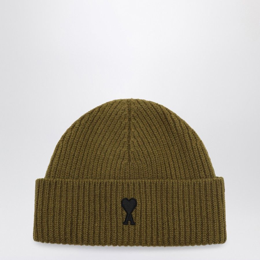 AMI o1d2blof0625 Size: OS / Wool Beanie / Hat in Brown Size ONE SIZE - 1 Thumbnail