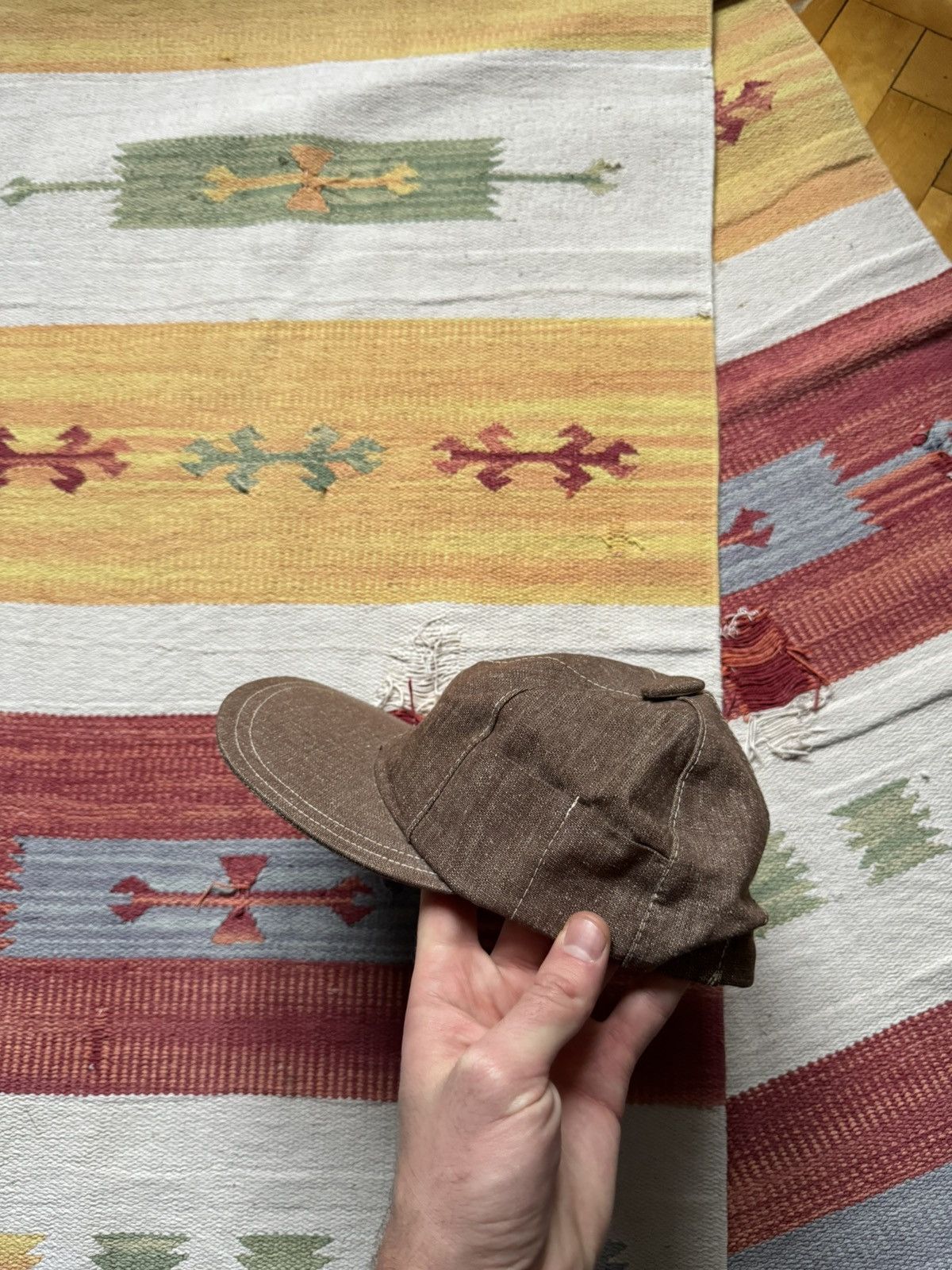 Vintage Vintage 70’s European Work Brown Hat Size ONE SIZE - 4 Thumbnail