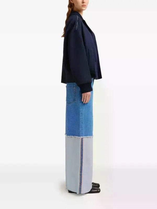 Marni o1w1db10426 Panelled Jeans in Blue Size 28" / US 6 / IT 42 - 3 Thumbnail