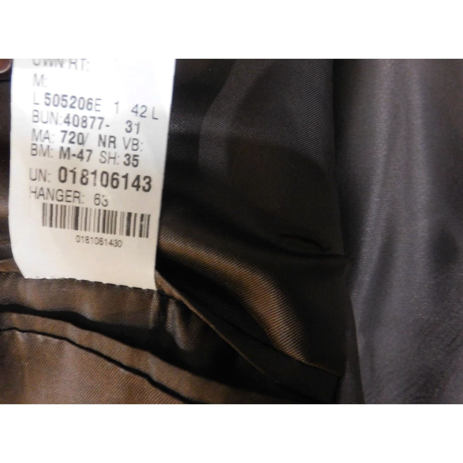 Chaps VINTAGE Chaps Ralph Lauren blazer / coat Wool 42L Mens Brown Two-Button Geometric Tweed Regular Peak Lapel 90s Classic Jacket Thick Wool Size 42R - 6 Thumbnail