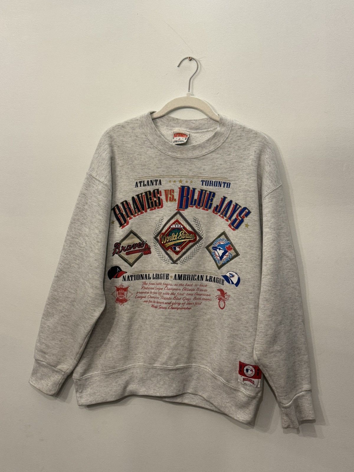 Other 1992 World Series Braves vs. Blue Jays Crewneck Sweatshirt Size US M / EU 48-50 / 2 - 1 Thumbnail