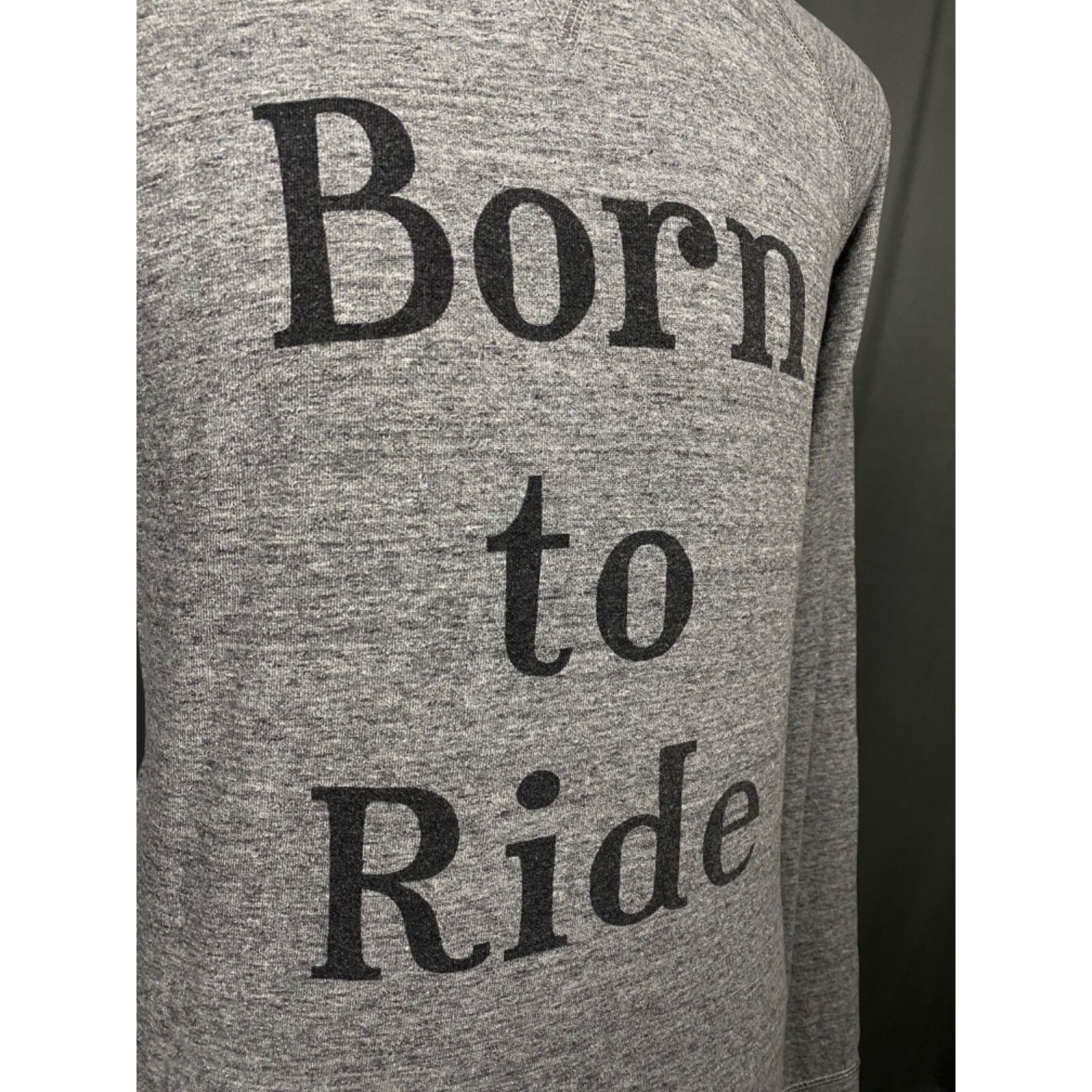 Dsquared2 Dsquared2 Born to Ride Men's Gray Crewneck Sweatershit Sweat Size US XL / EU 56 / 4 - 8 Thumbnail