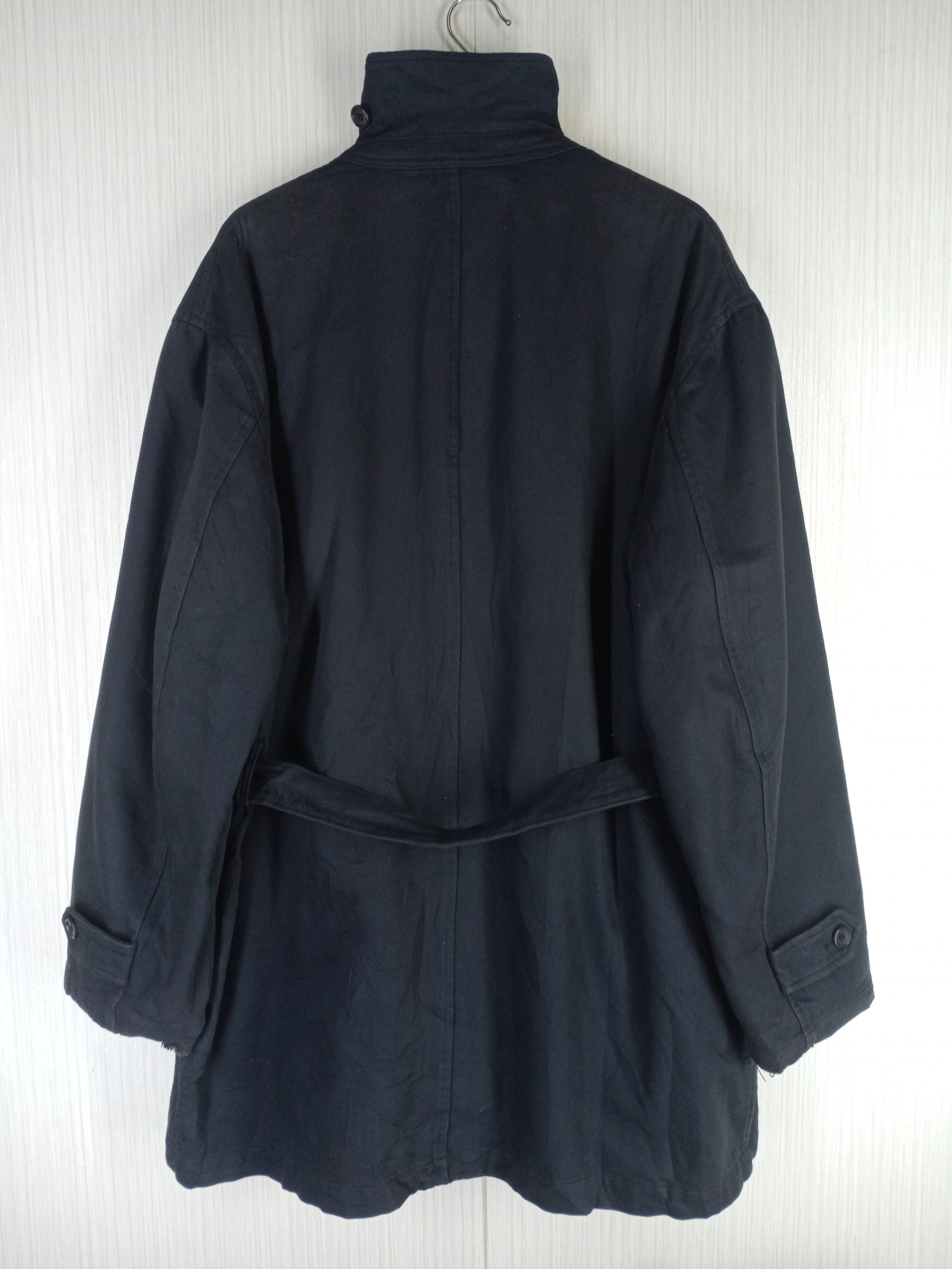 Yohji Yamamoto Yohji Yamamoto Y's For Men Belted Laine Wool Coat Jacket Size US XL / EU 56 / 4 - 17 Thumbnail