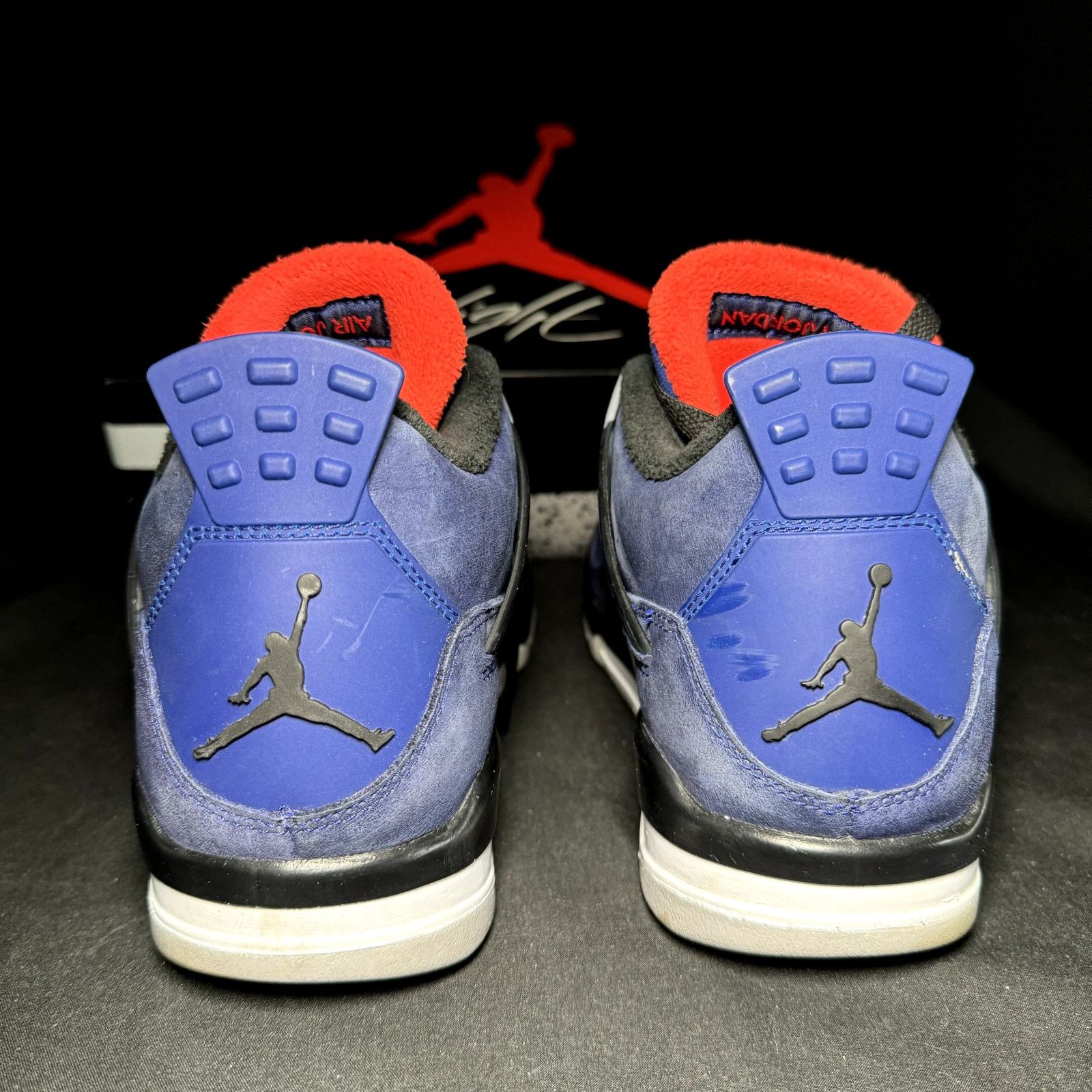 Jordan Brand × Nike Size 9 - Nike Air Jordan 4 Retro Winter Loyal Blue Shoes Size US 9 / EU 42 - 5 Thumbnail