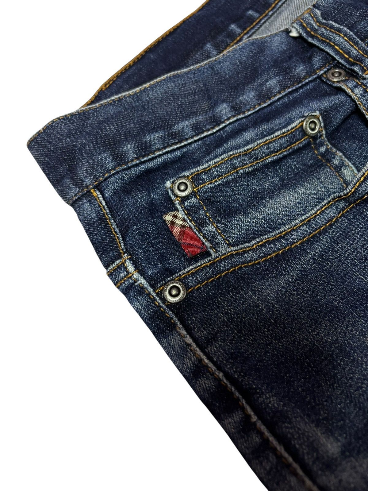 Burberry Vtg Burberry Black Label Selvedge Distressed Jeans Size US 34 / EU 50 - 9 Thumbnail