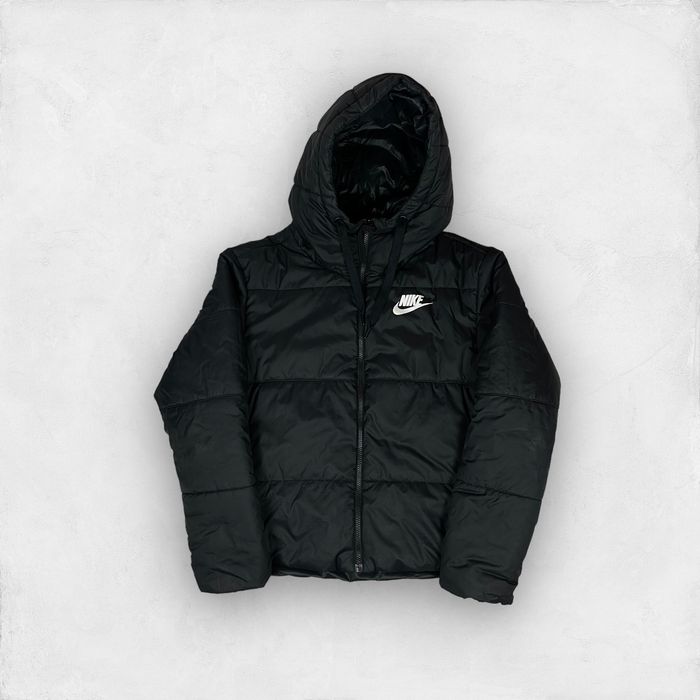 mens nike puffer jacket black