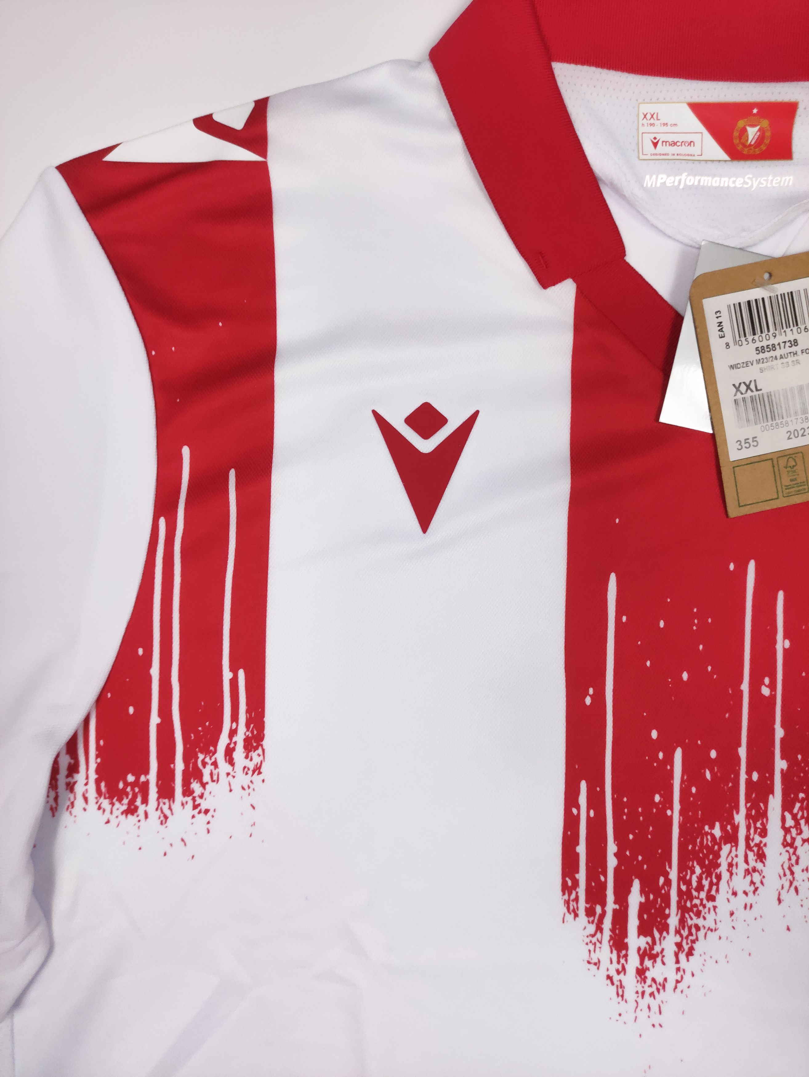 Macron BNWT Widzew Łódź 2023 2024 Macron "Special" Shirt Size US XXL / EU 58 / 5 - 10 Thumbnail