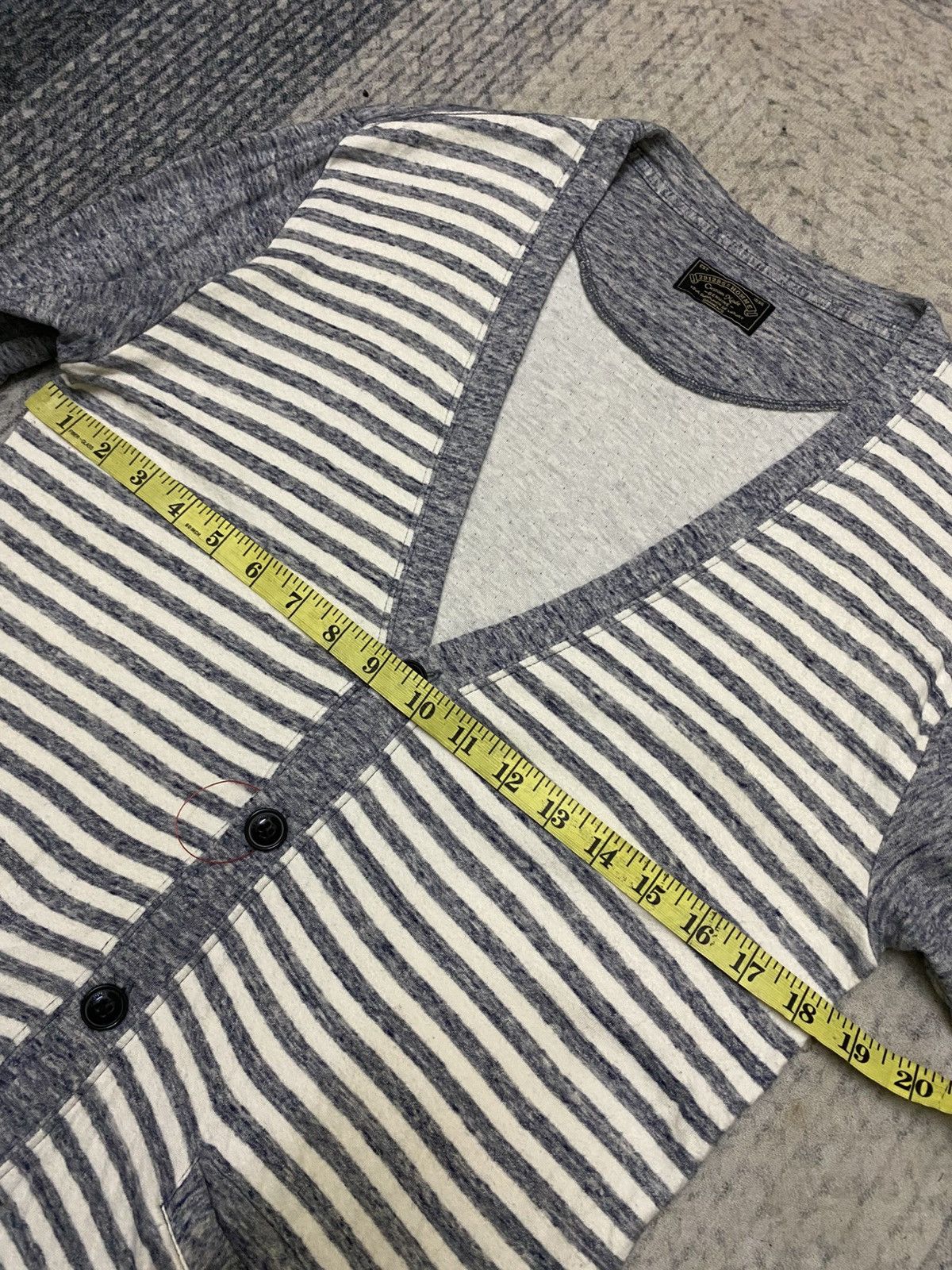 291295=Homme 291295=Homme Custom Made Stripe Cardigan Size US S / EU 44-46 / 1 - 9 Thumbnail