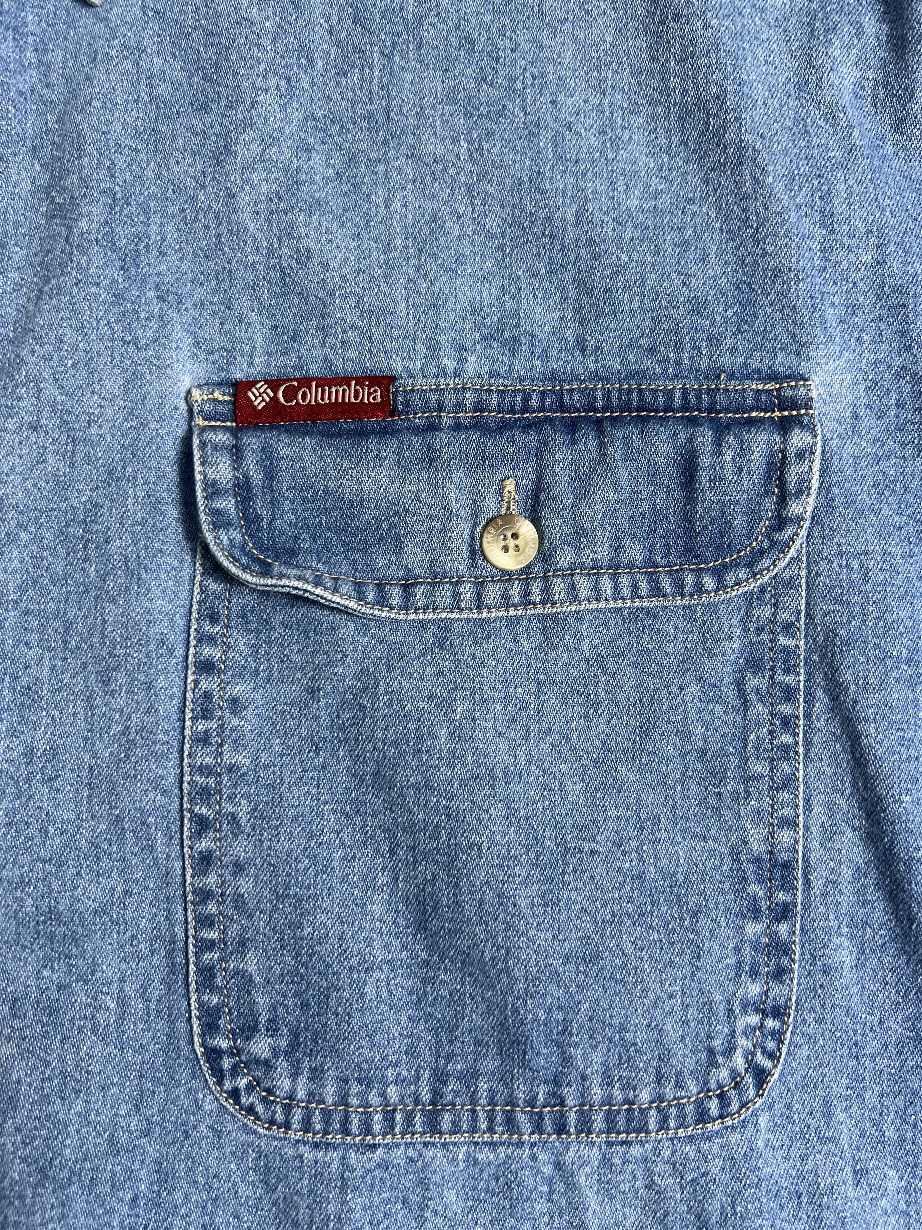 Columbia Vintage Columbia Denim Buttons Up Shirt (XL) JK630 Size US XL / EU 56 / 4 - 2 Thumbnail