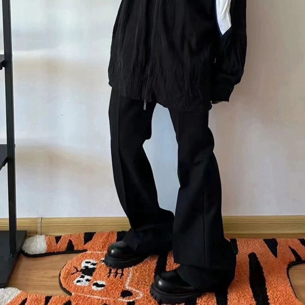 Japanese Brand New Black Color Straight Boot Cut For Men Size US 29 - 2 Thumbnail