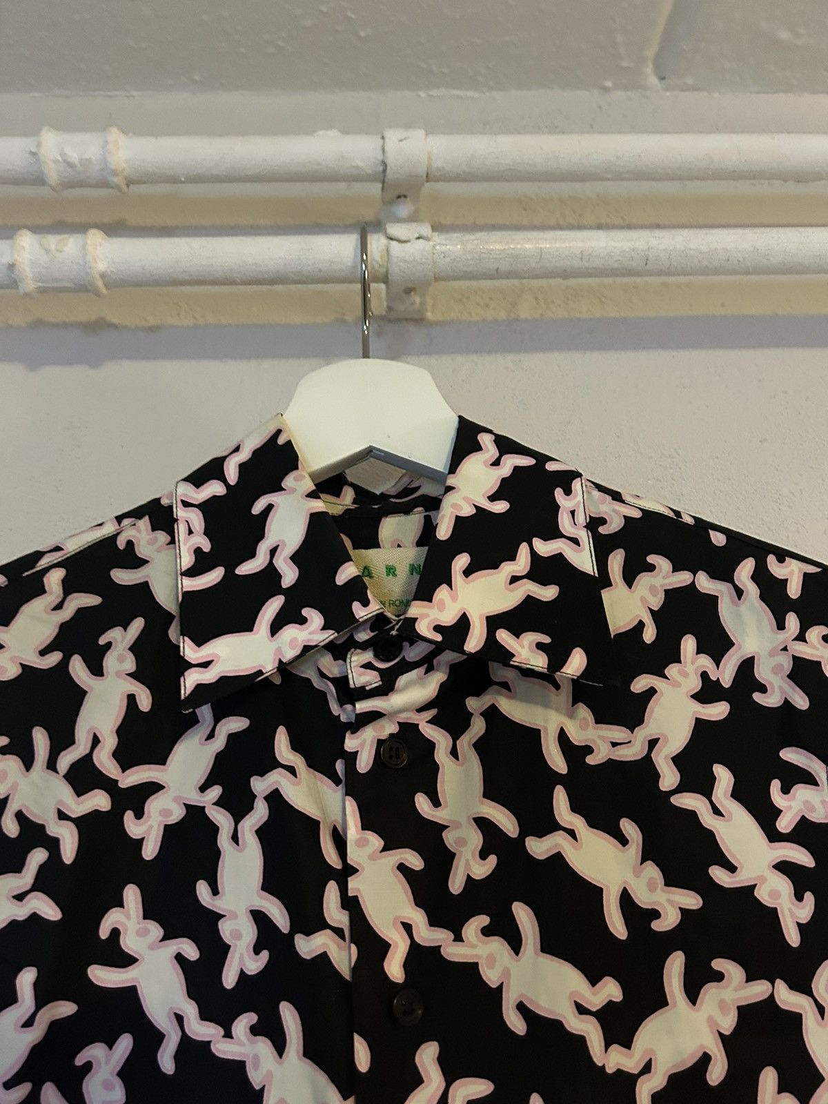 Marni Marni Abstract Print Button-Up Shirt - Size 38 Size US M / EU 48-50 / 2 - 2 Thumbnail