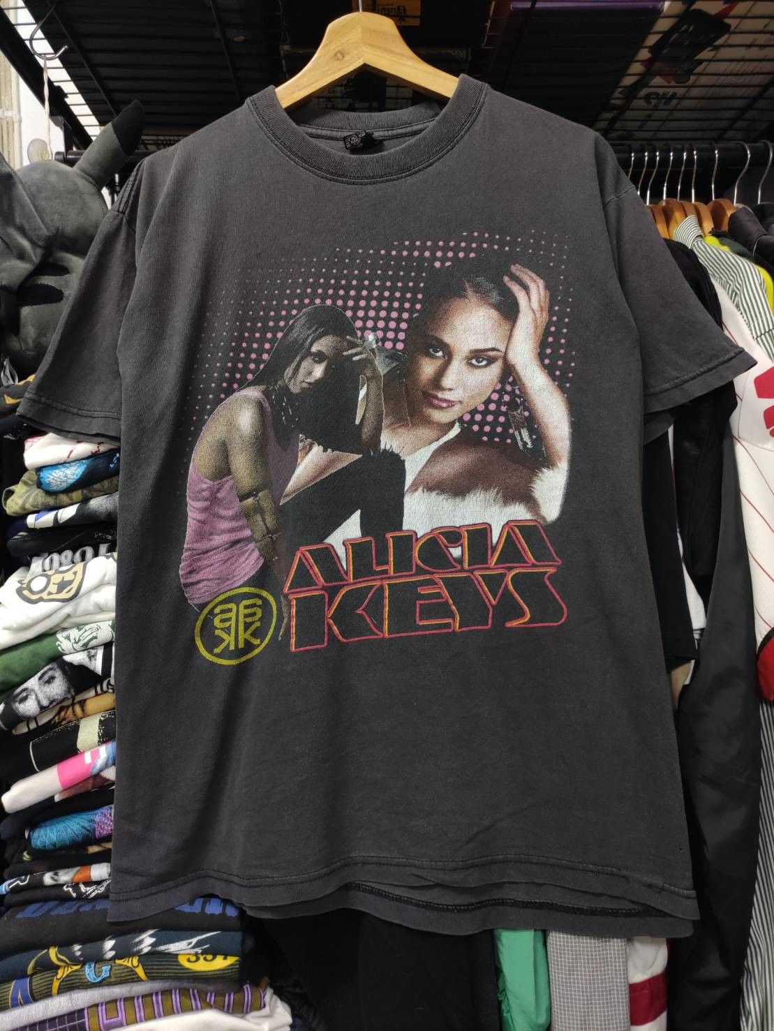 Rap Tees Vtg Alicia Keys The Freedom Tour Promo T-Shirt Size US L / EU 52-54 / 3 - 3 Thumbnail