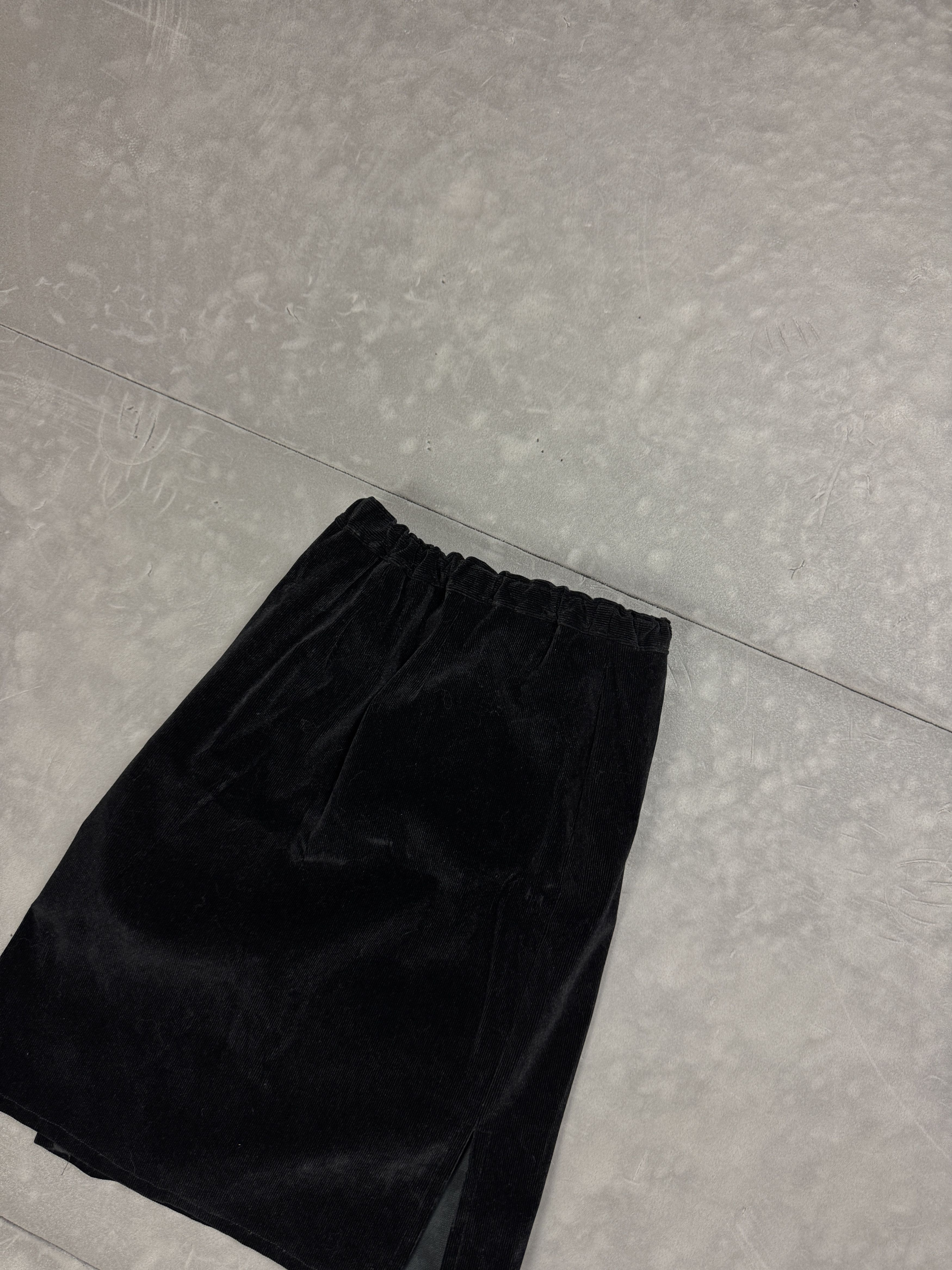 Vintage Black Elegant Midi Skirt Y2K (XS/S) 90s 80s retro Size 26" / US 2 / IT 38 - 3 Thumbnail