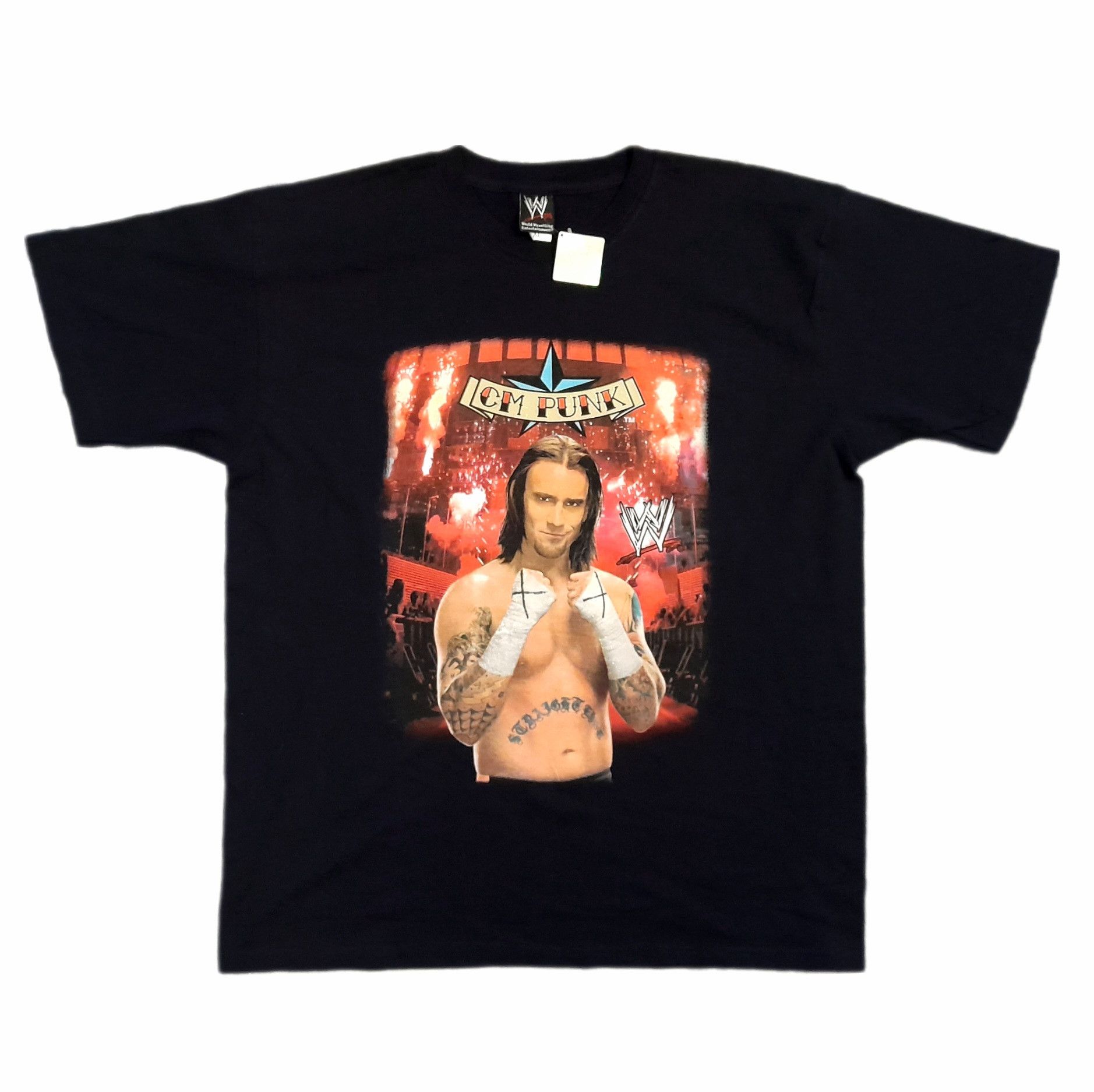 Vintage WWE Y2K Vintage Deadstock CM Punk Tee | Grailed