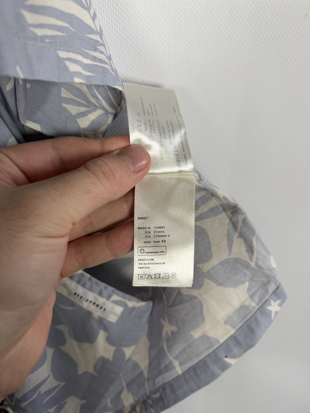 Arket Arket Short Sleeve Shirt Button Up Hawaiian Regular Fit Size US M / EU 48-50 / 2 - 8 Thumbnail