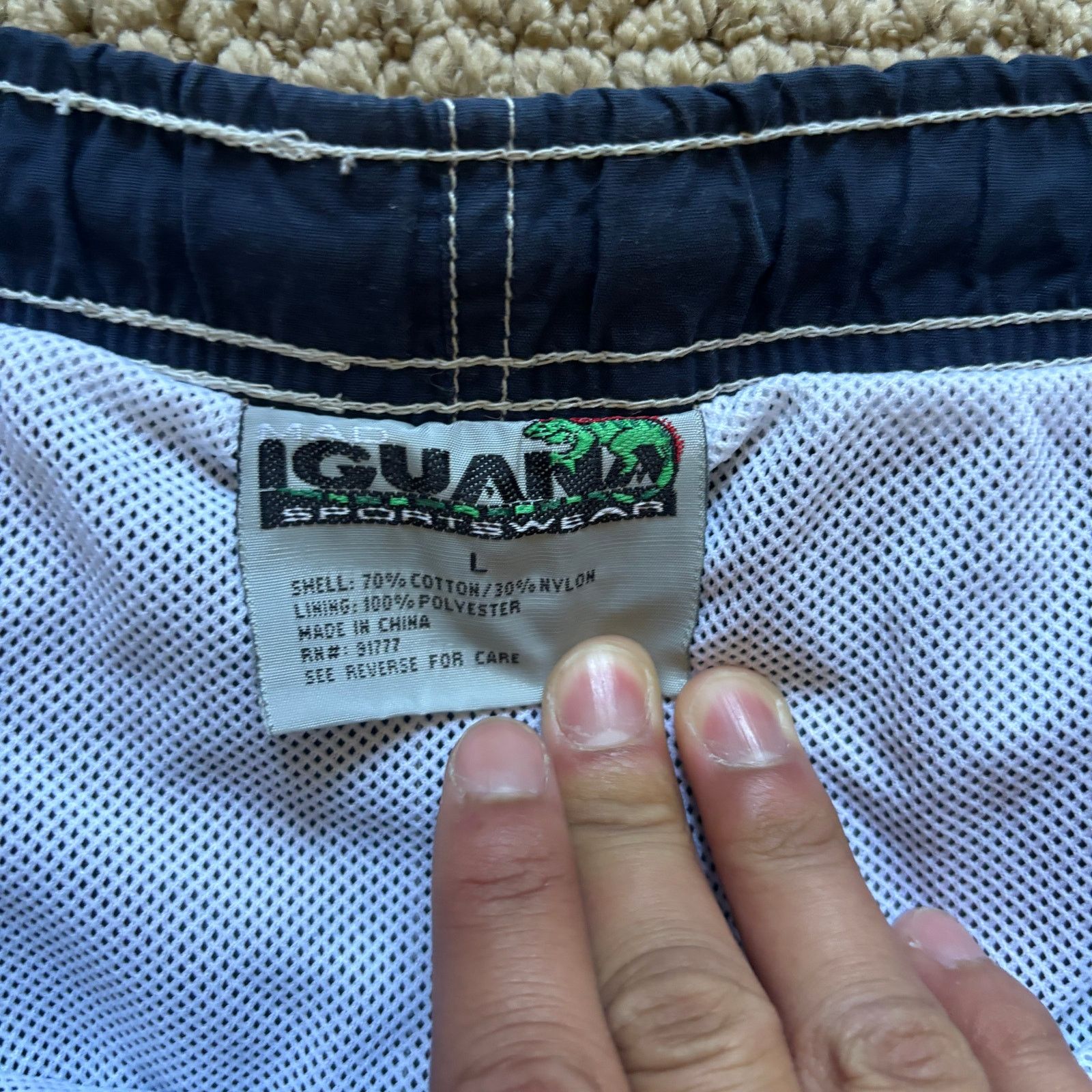 Billabong vintage 90s Iguana Sportswear swim boardshorts Large 38 surf Size US 38 / EU 54 - 3 Thumbnail